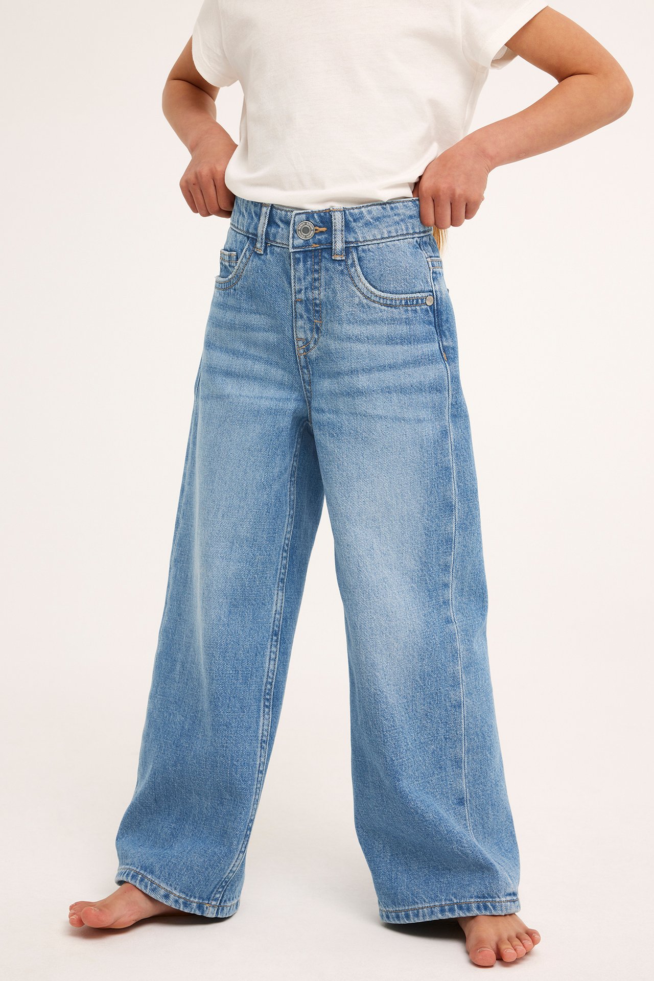 Wide jeans mid waist - Denim - 3