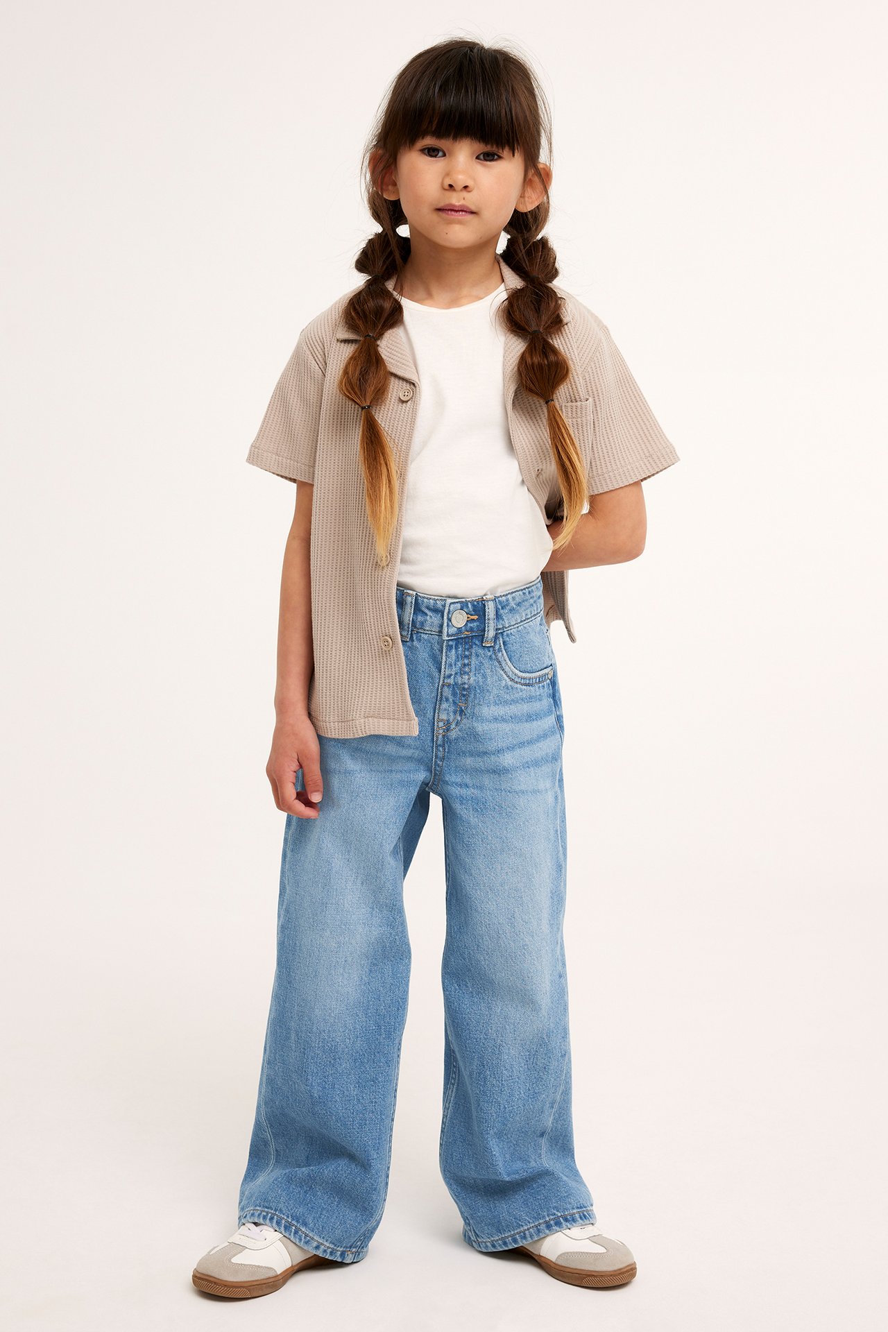 Wide jeans mid waist - Denim - 1