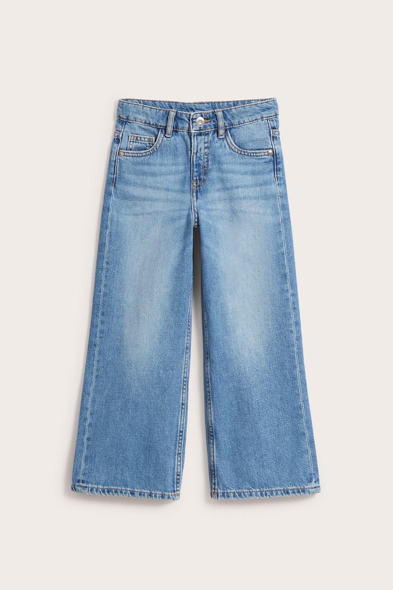 Wide jeans mid waist - Denim - 8