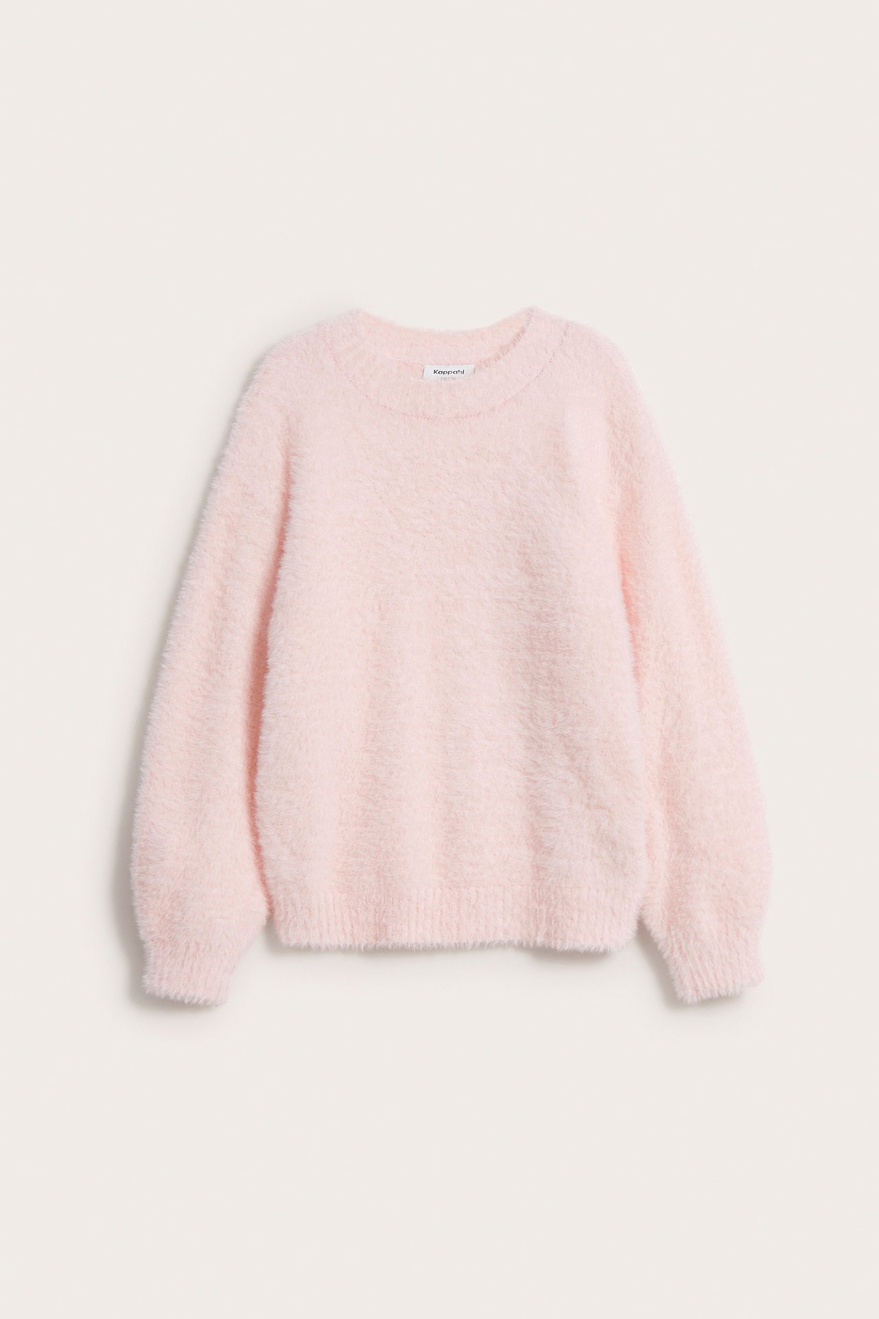 Myk strikkegenser - Rosa - 6