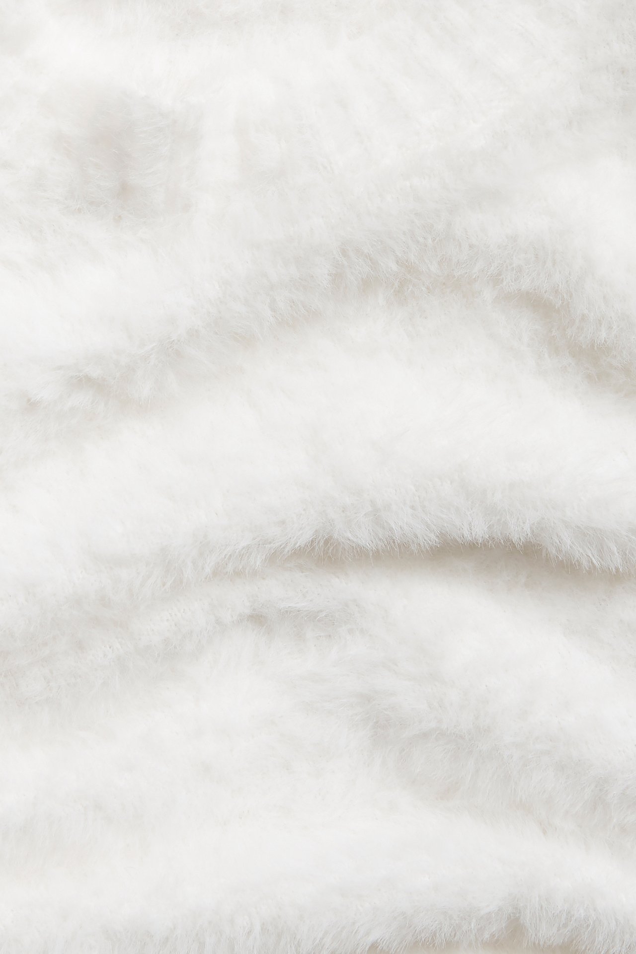Miękki sweter z dzianiny - Offwhite - 1