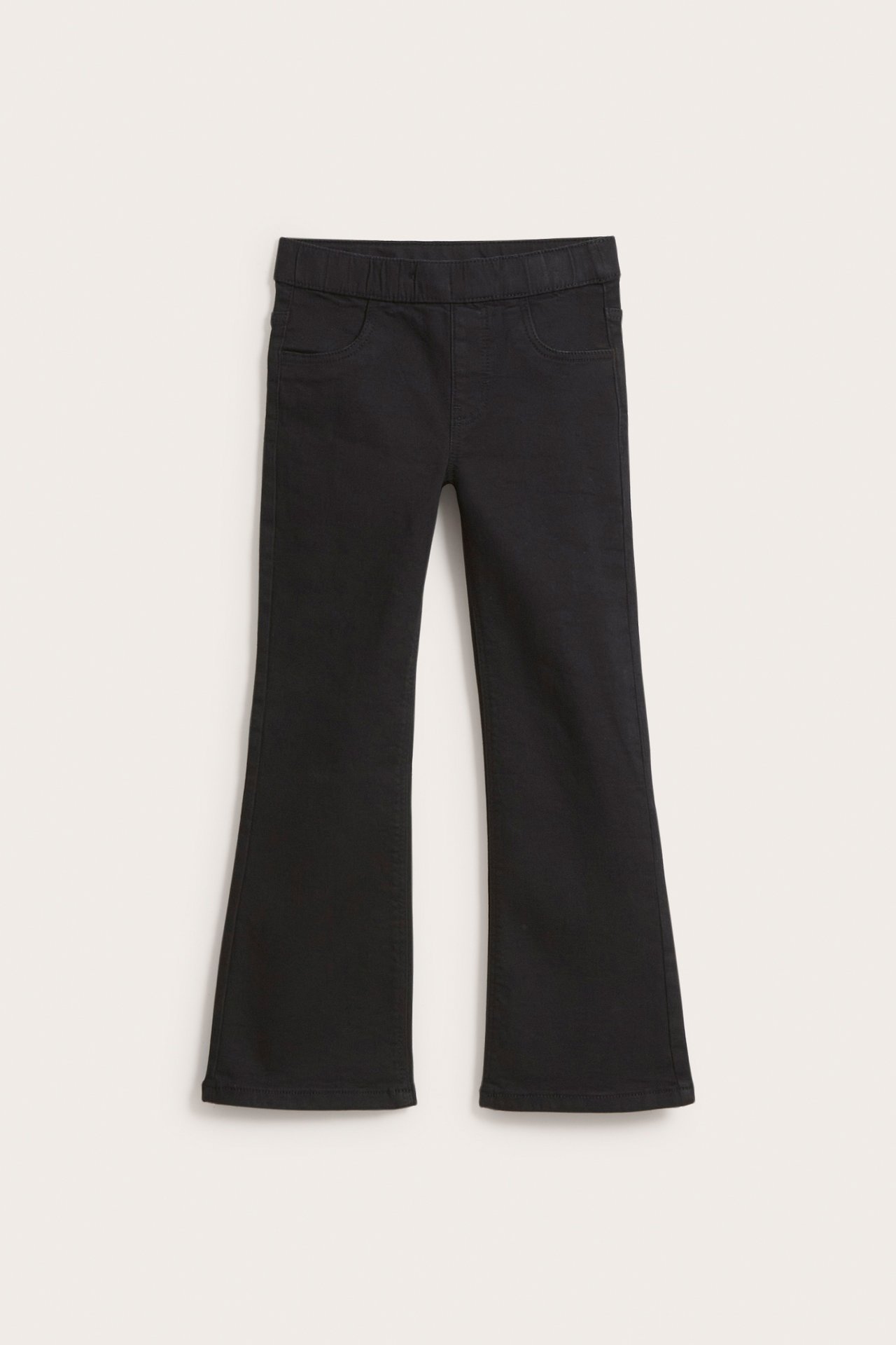 Bootcut jeggings - Czarne - 5