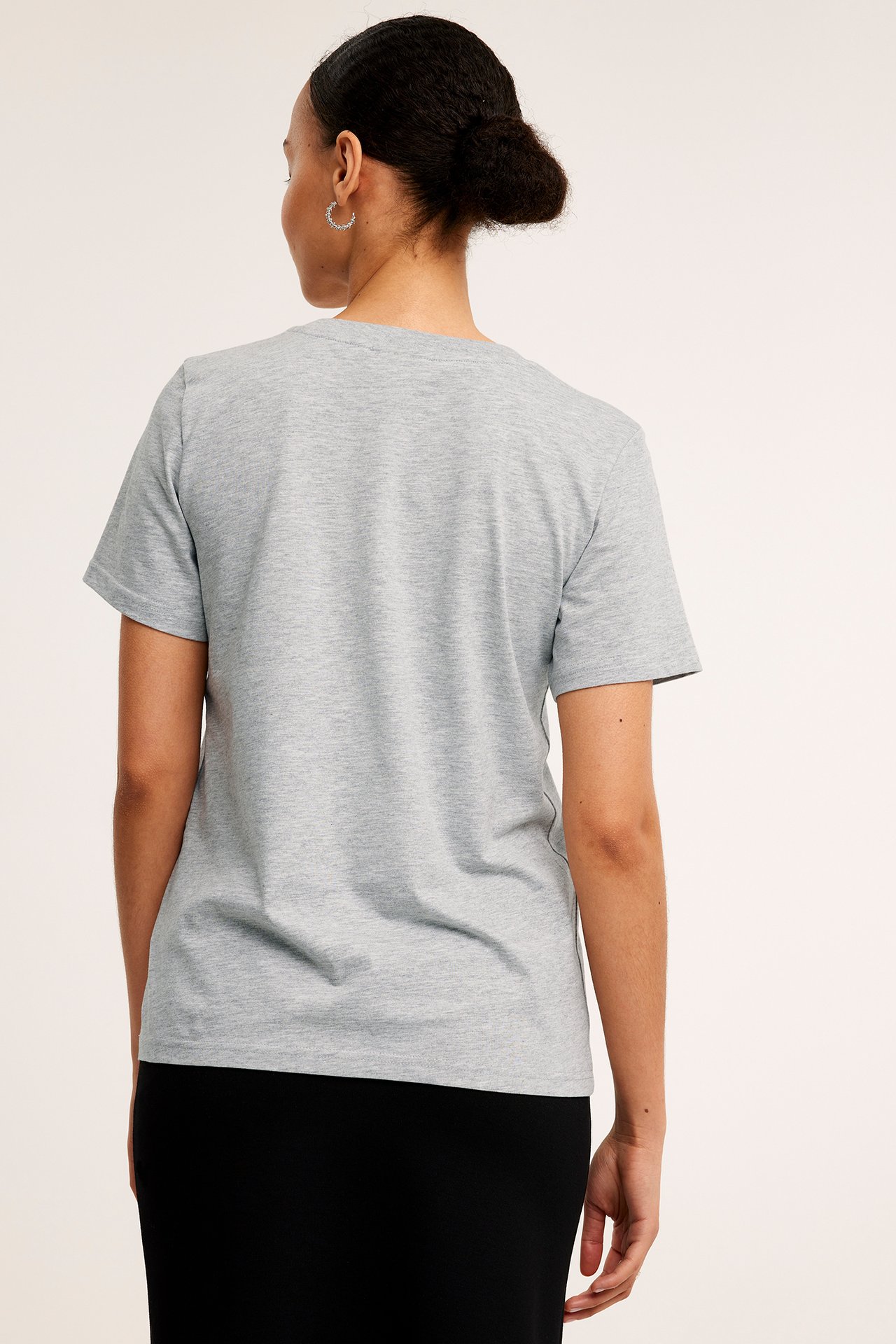 T-shirt - Mörkgrå - 174cm / Storlek: S - 3