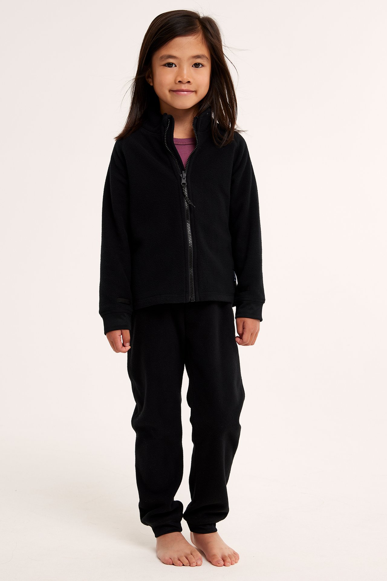 Kaxs-malliston fleecetakki, jossa zip-in/zip-off - Musta - 6