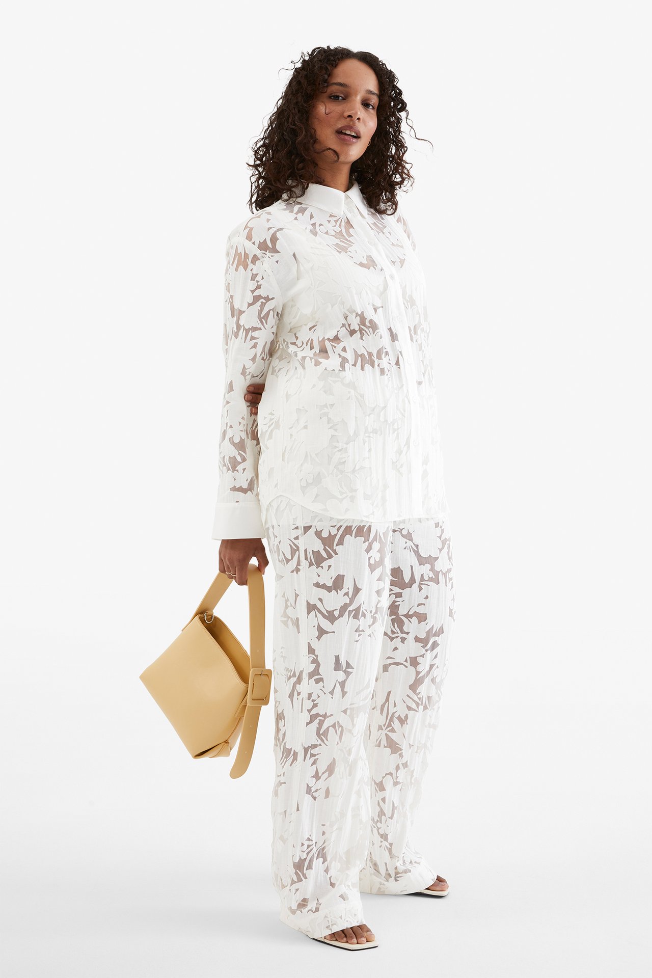 Koszula we wzory - Offwhite - 3