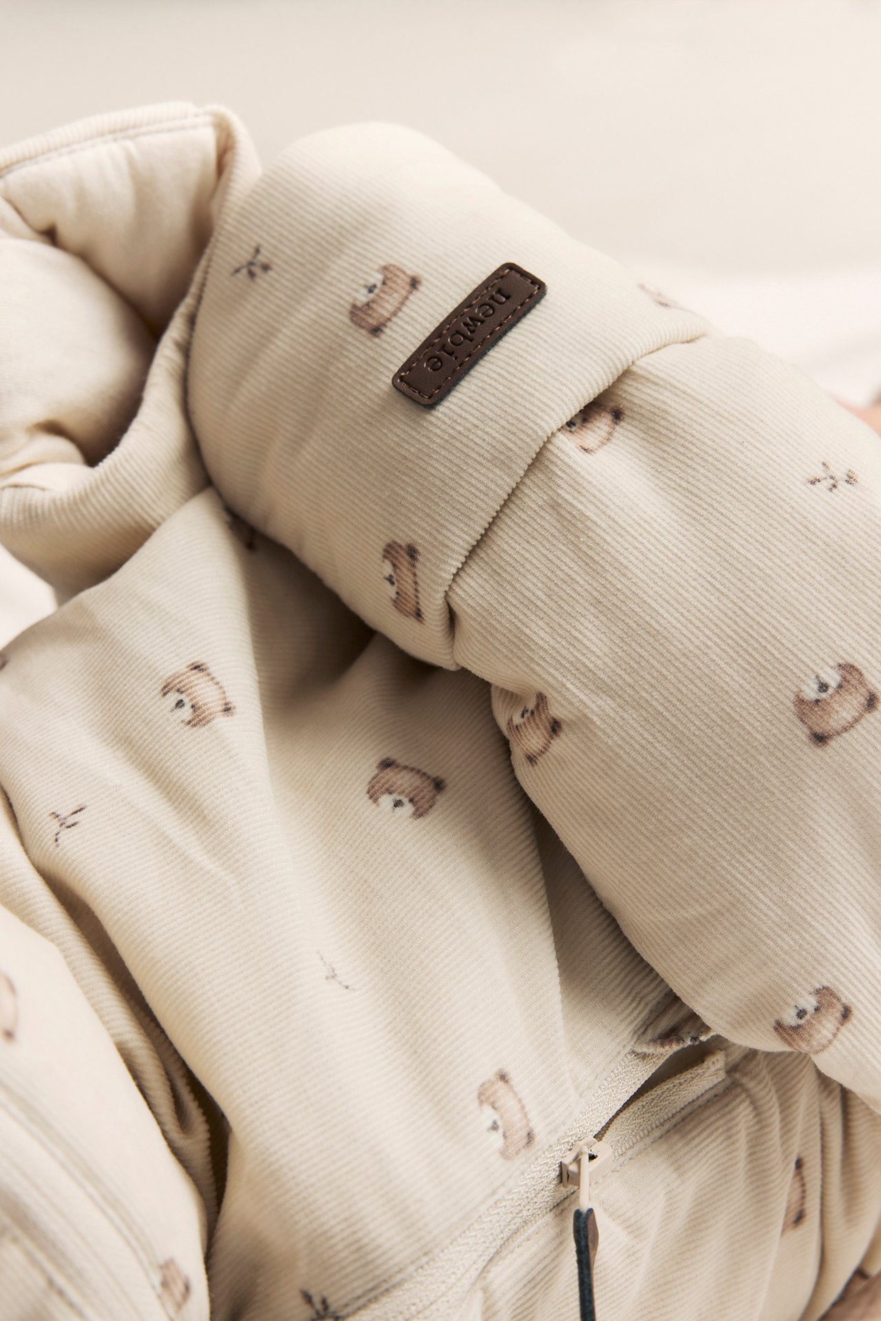 Kuviollinen haalariasu - Beige - 3