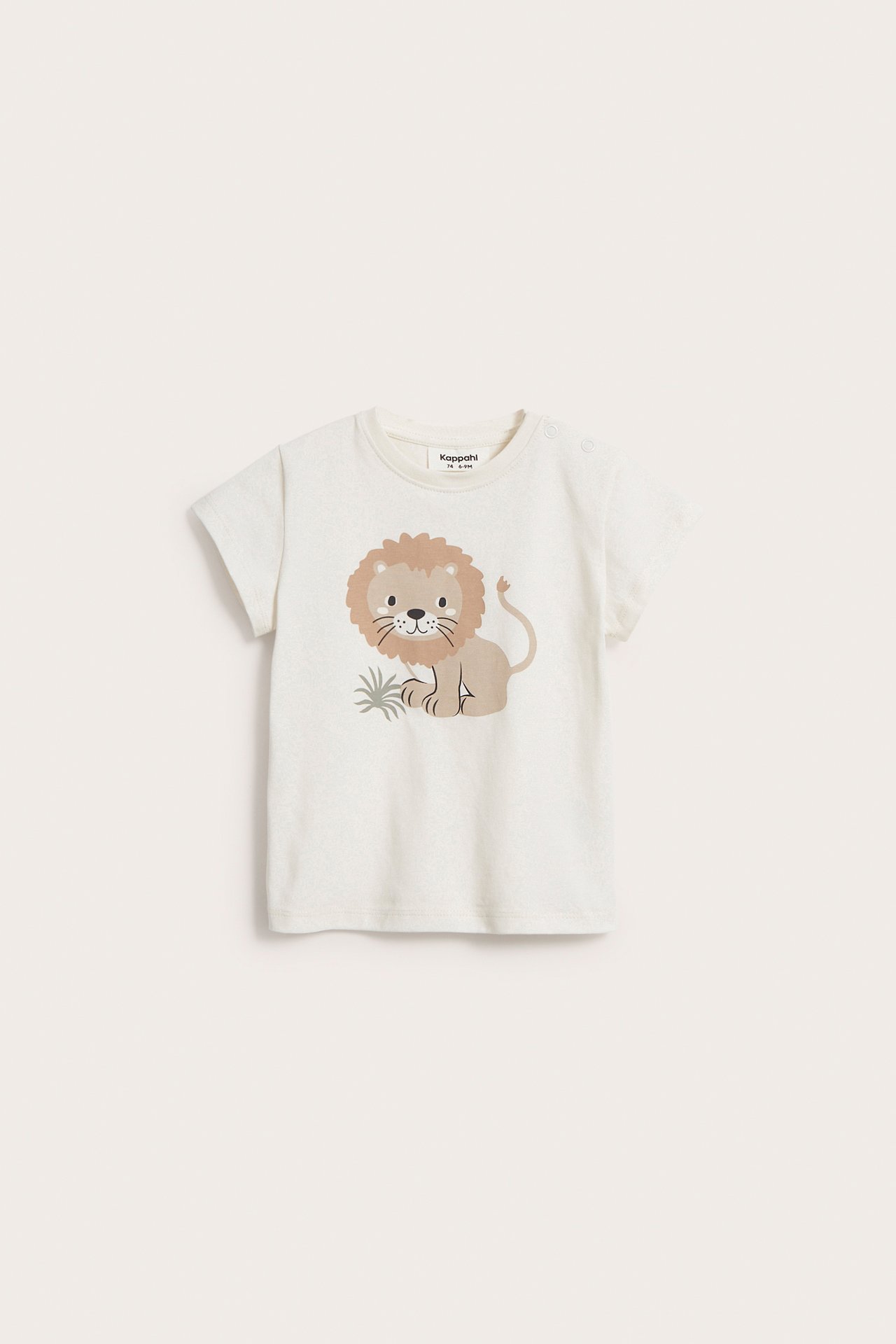 T-shirt med tryck Baby Offwhite - null - 4