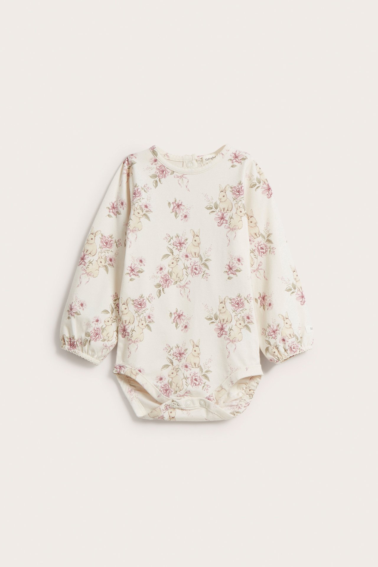 Body w kwiaty - Offwhite - 2
