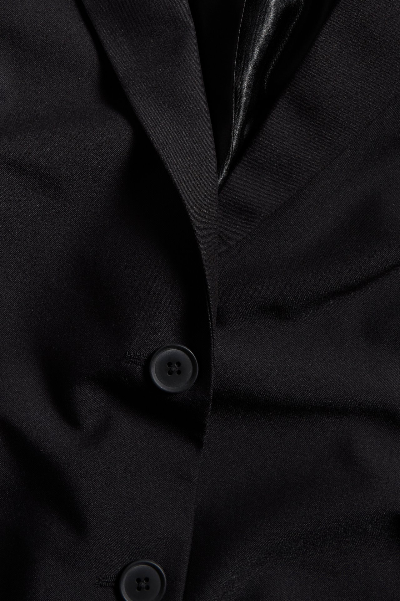Enkelknäppt kavaj - Svart - 6