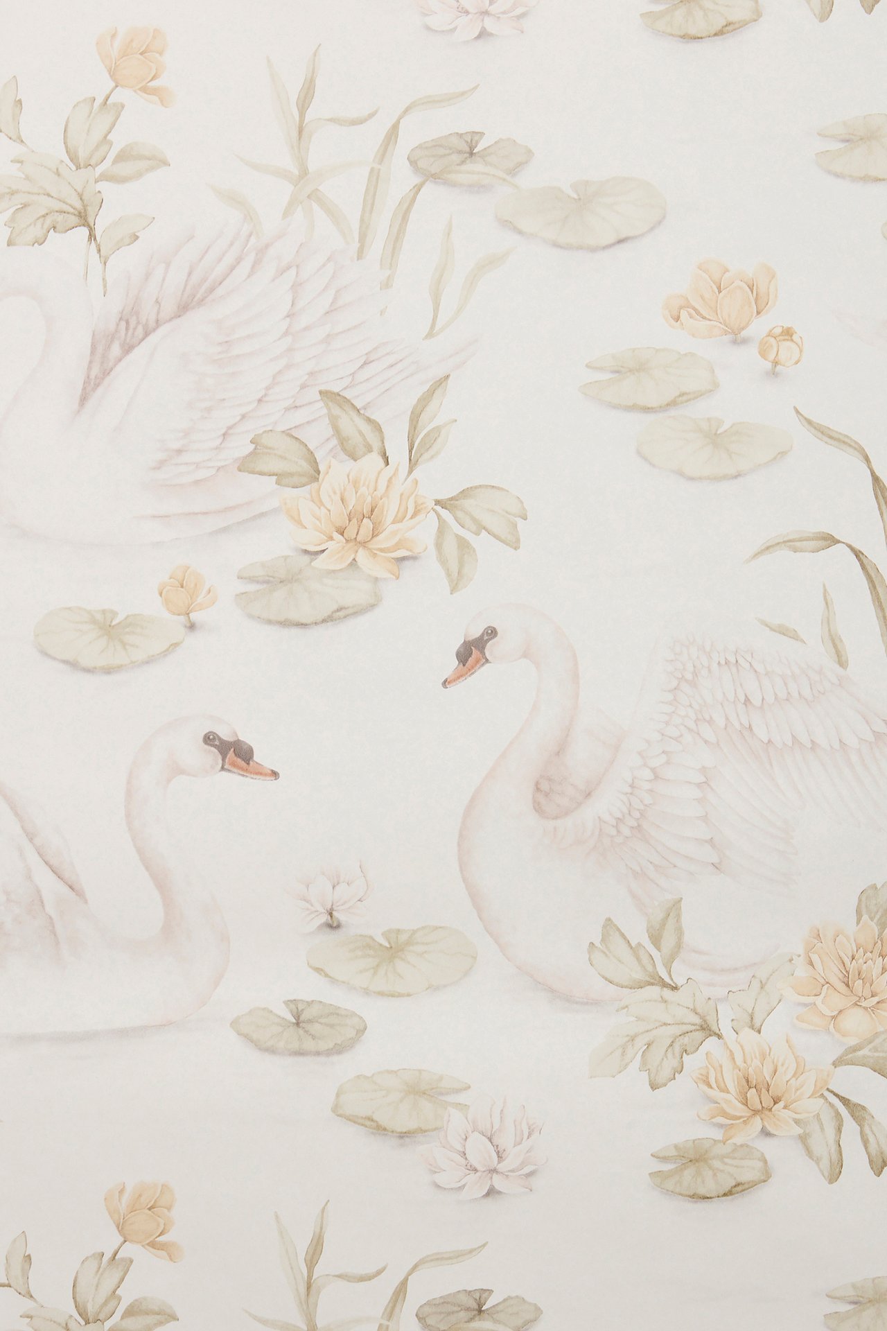 Tapet Lily Swan - Vit - 2