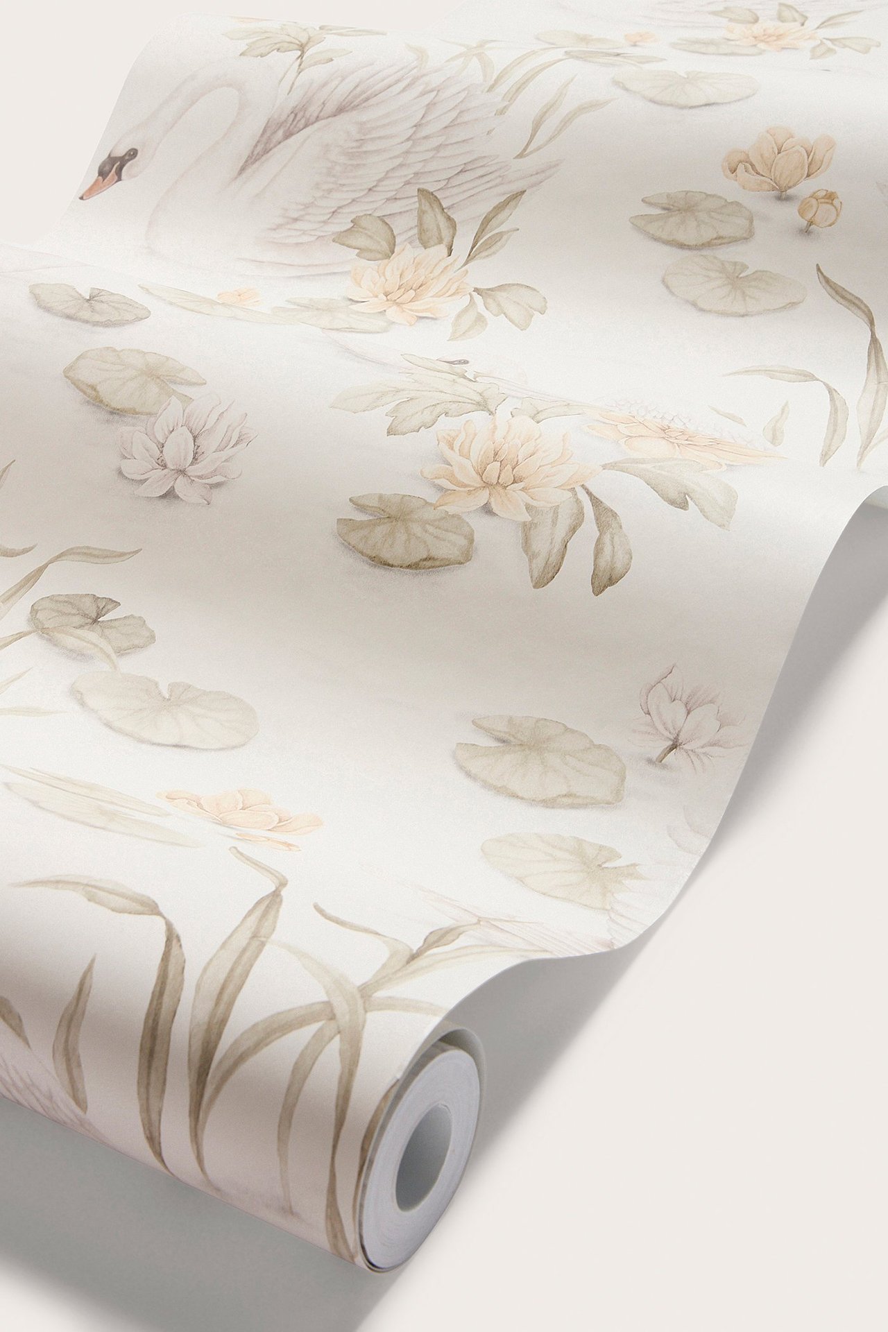 Tapet Lily Swan - Vit - 4