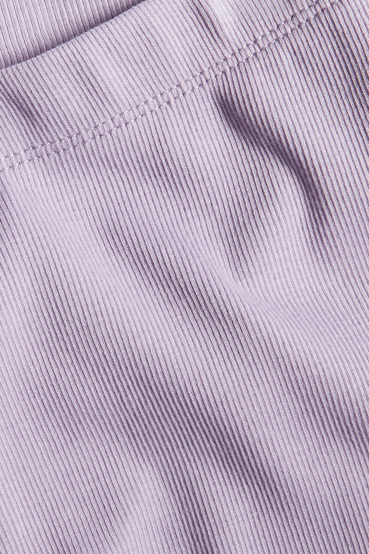 Prążkowane legginsy - Fioletowy - 4