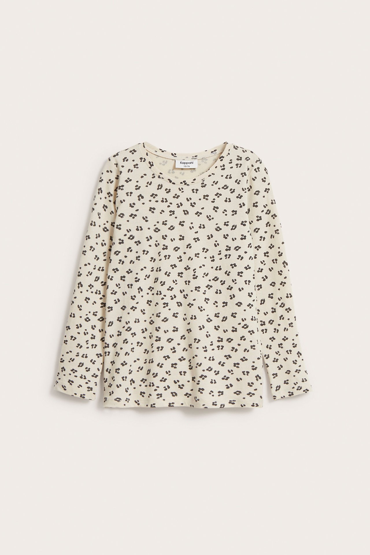 Leopardikuvioinen pitkähihainen paita - Beige - 2
