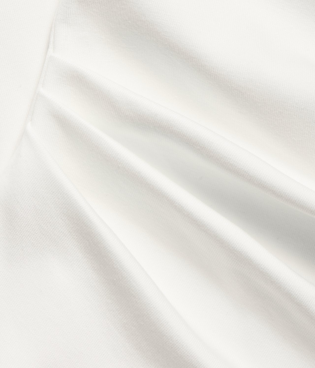 Kjole med drapering - Offwhite - 6
