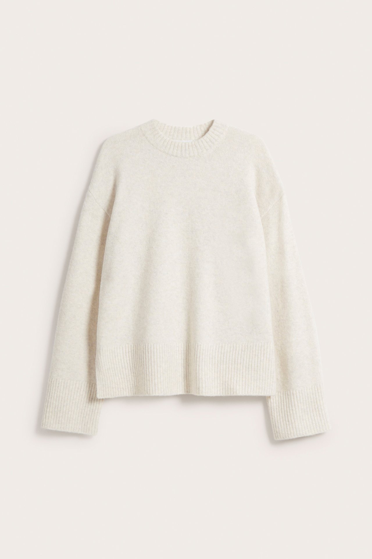 Dzianinowy sweter - Offwhite - 2