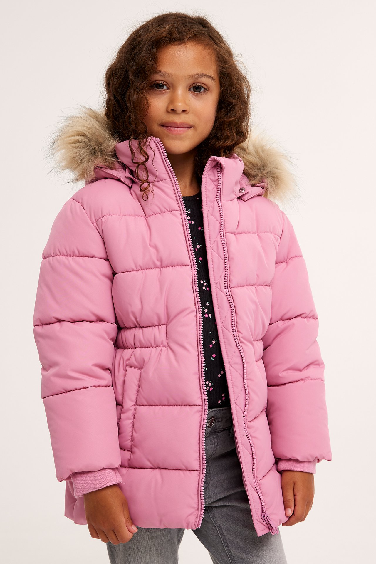 Pufferjacka - Rosa - 1