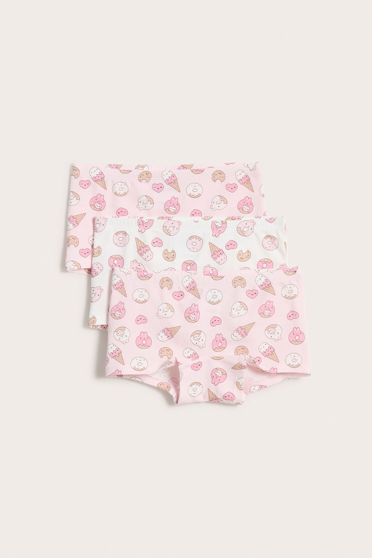 Boxertrosor 3-pack - Ljusrosa - 1