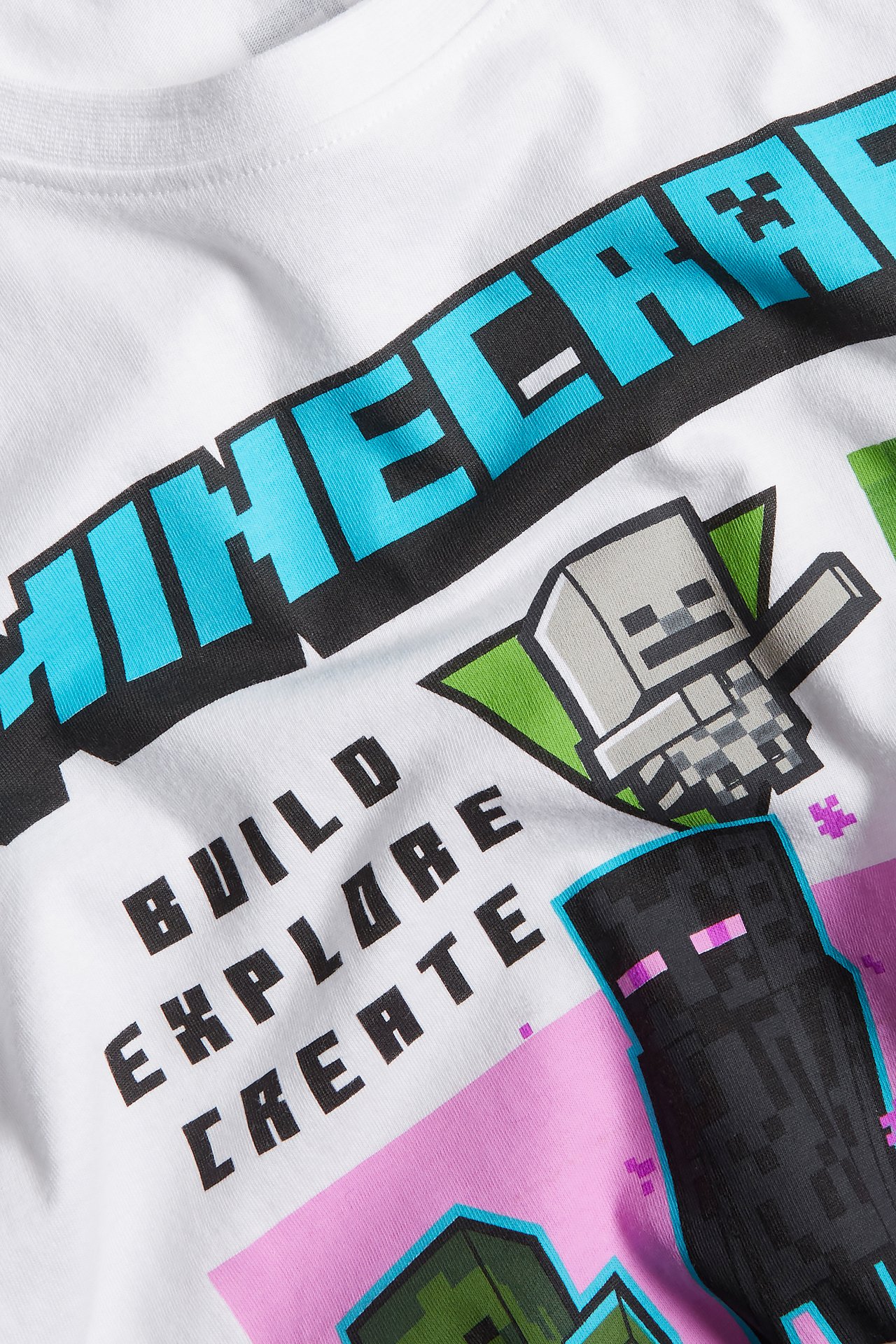 T-shirt Minecraft - Offwhite - 1