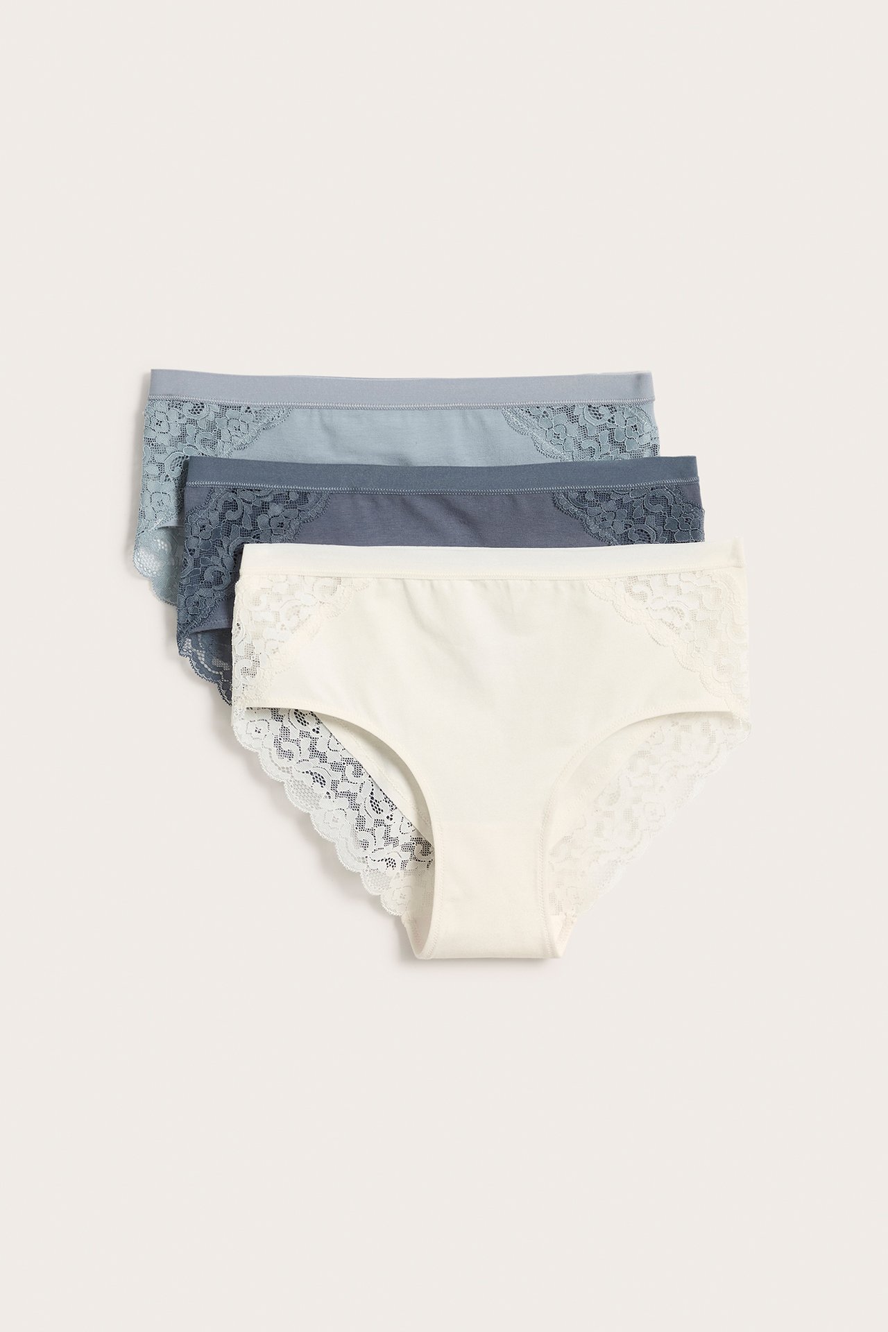 Brief alushousut 3 pack - Harmaa - 5