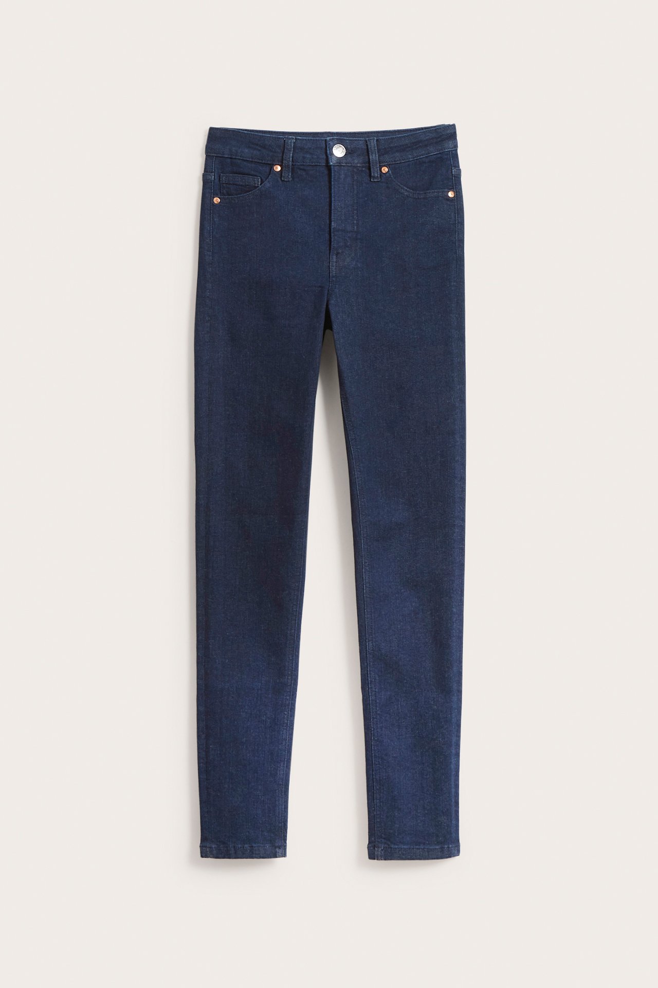 Embracing fit jeans High waist - Ciemny dżins - 6
