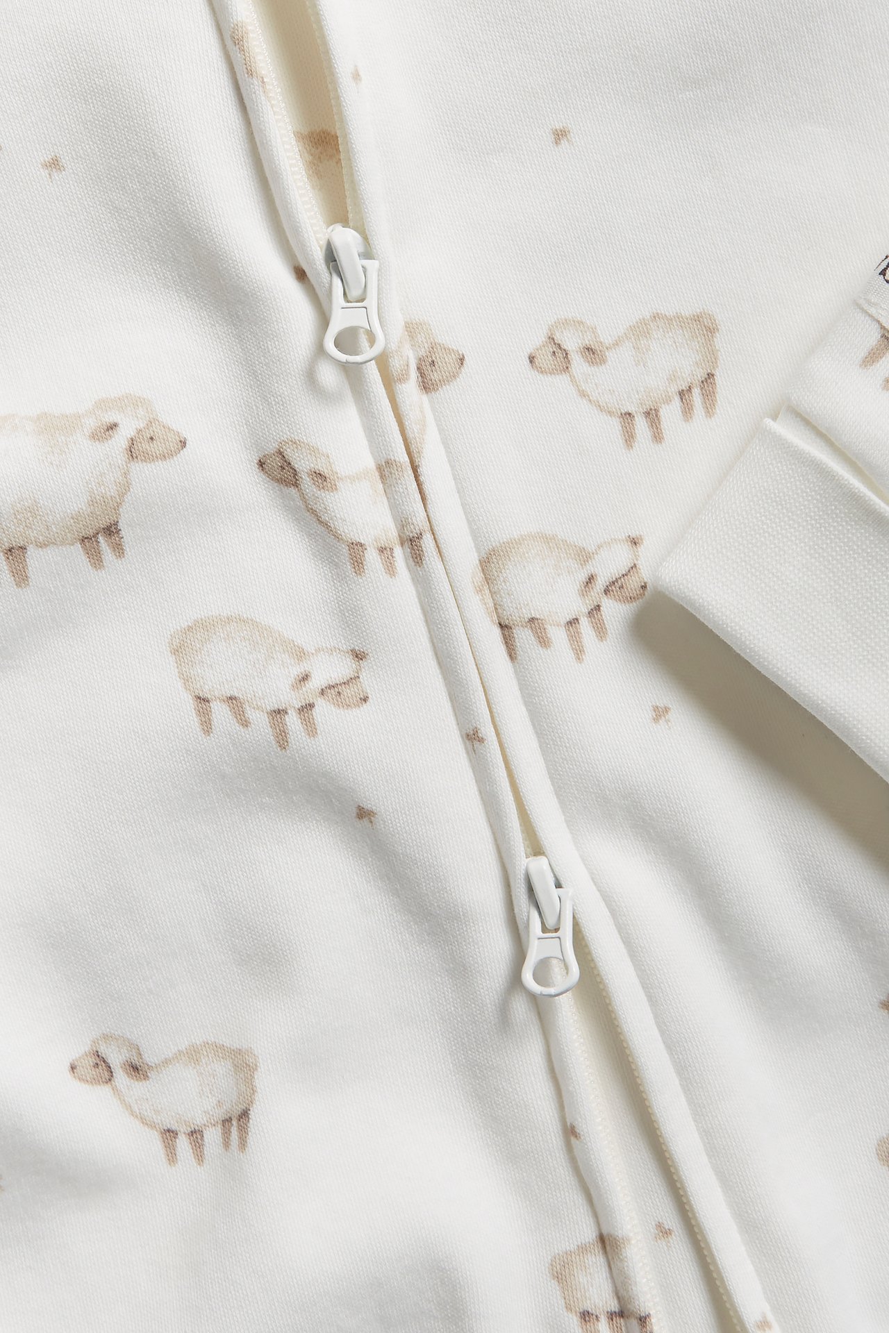 Mønstret pyjamas - Offwhite - 1