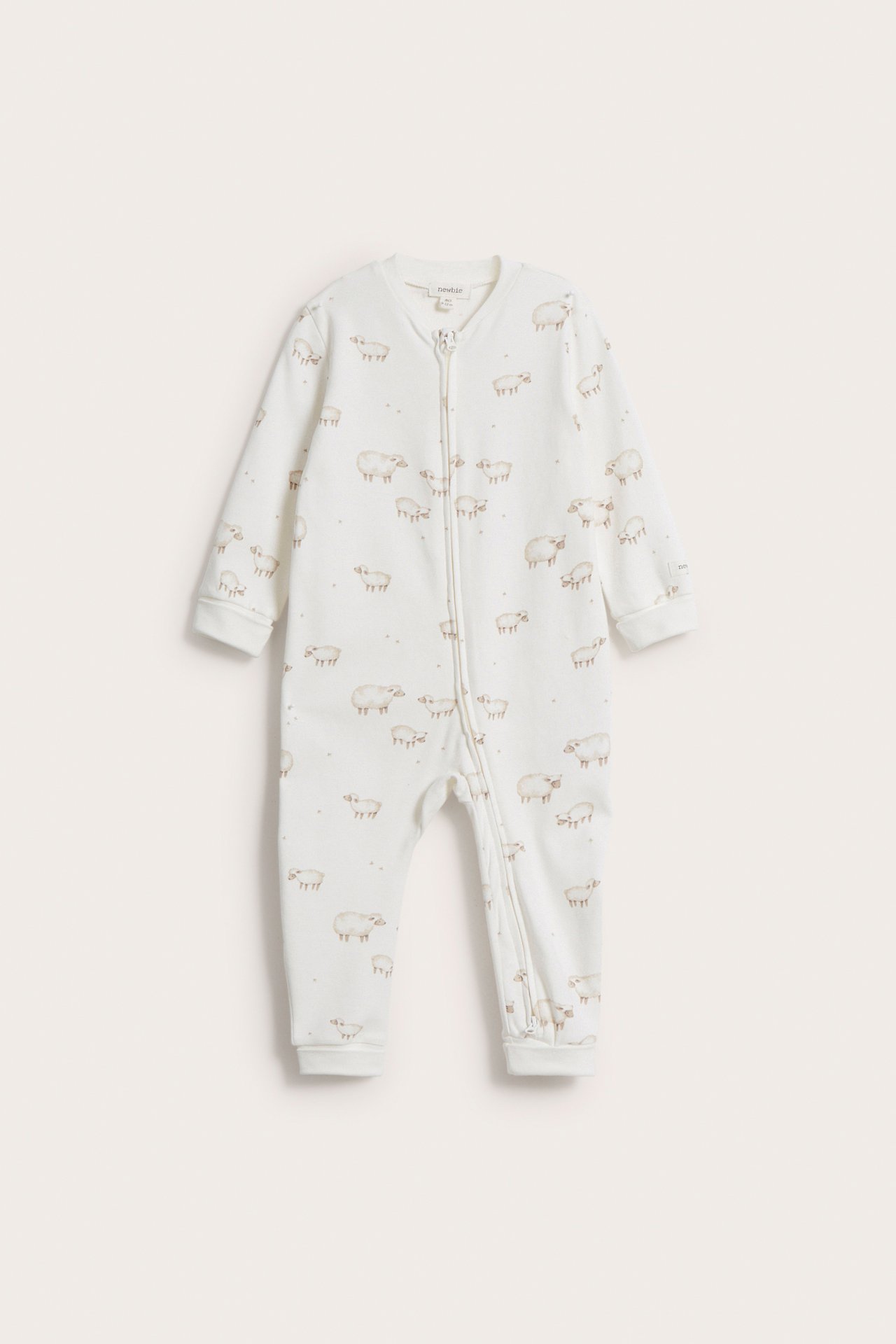 Mönstrad pyjamas - Offwhite - 2