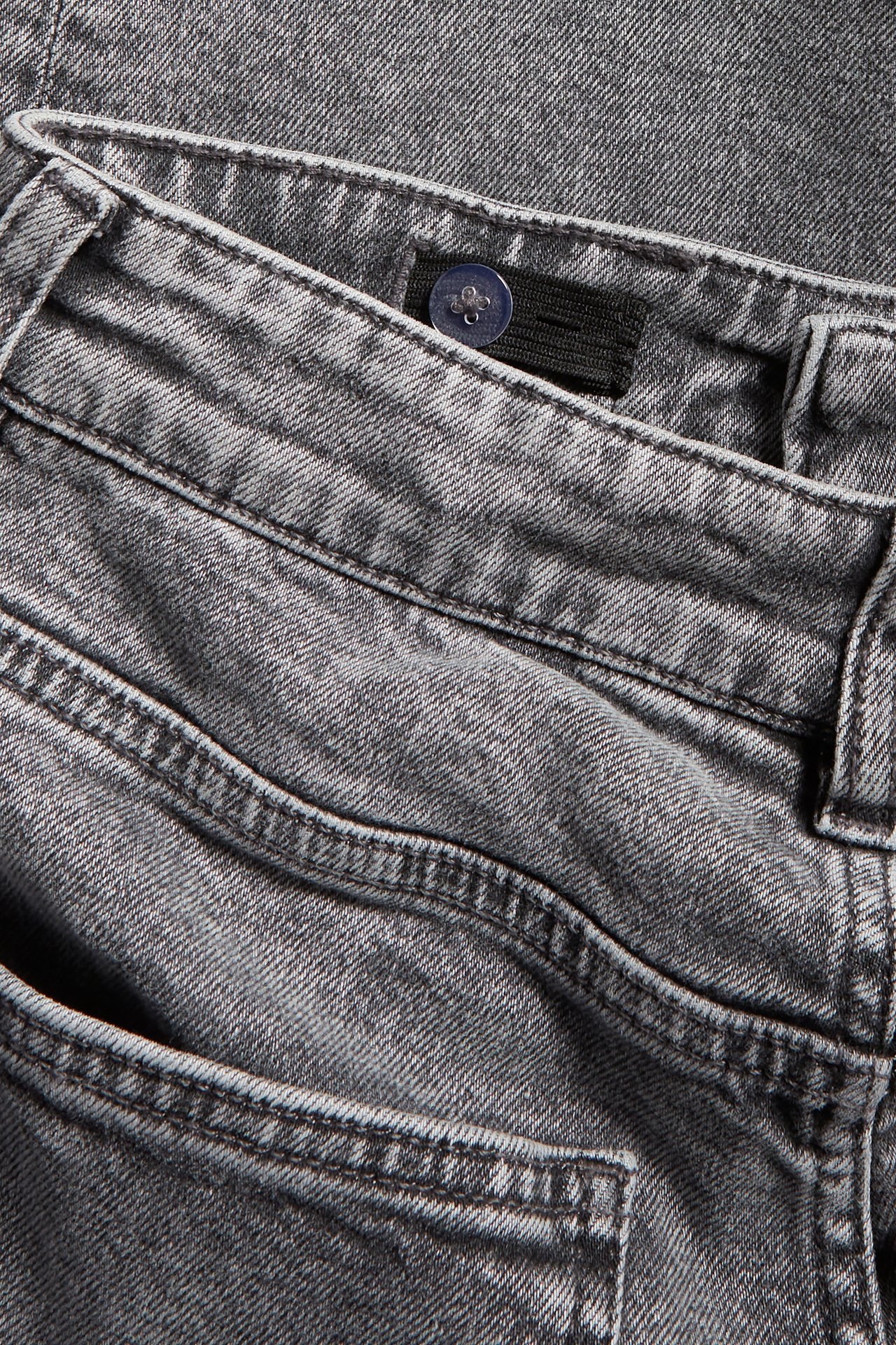 Loose jeans mid waist - Srebrno-szary - 1