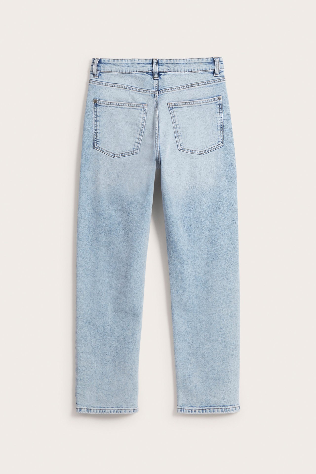 Loose jeans mid waist - Jasny dżins - 6