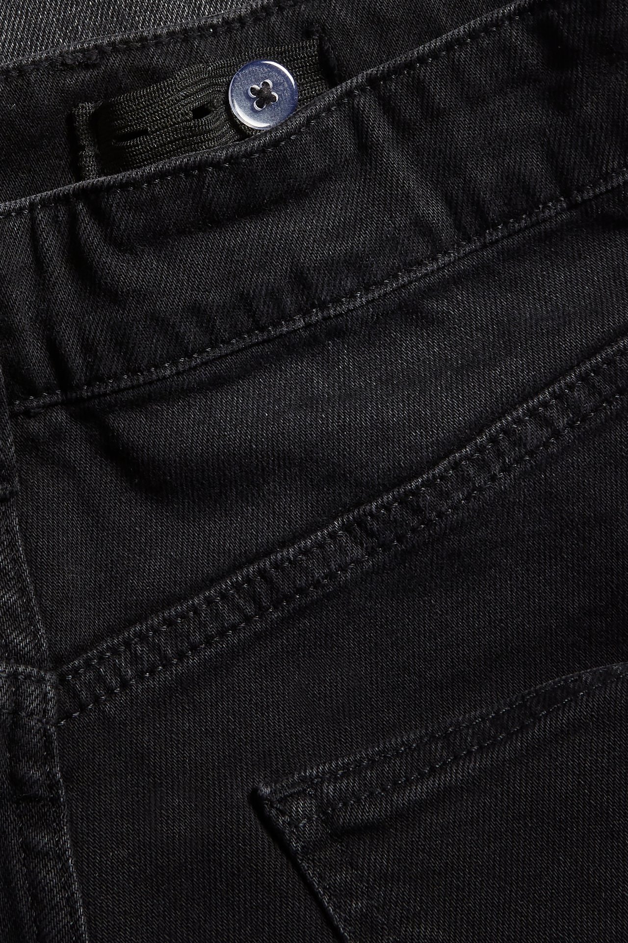 Loose jeans mid waist - Musta denimi - 5