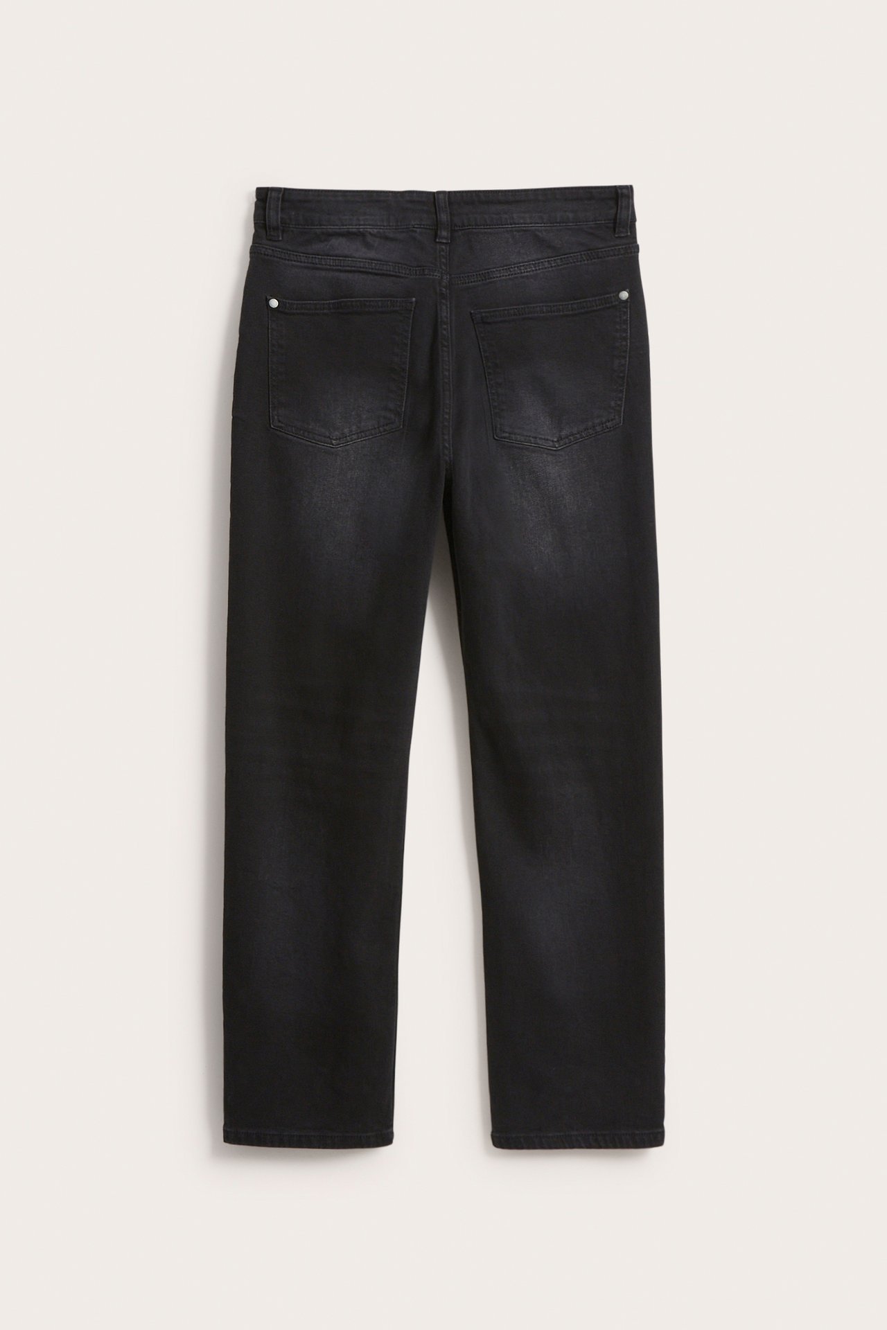 Loose jeans mid waist - Musta denimi - 7