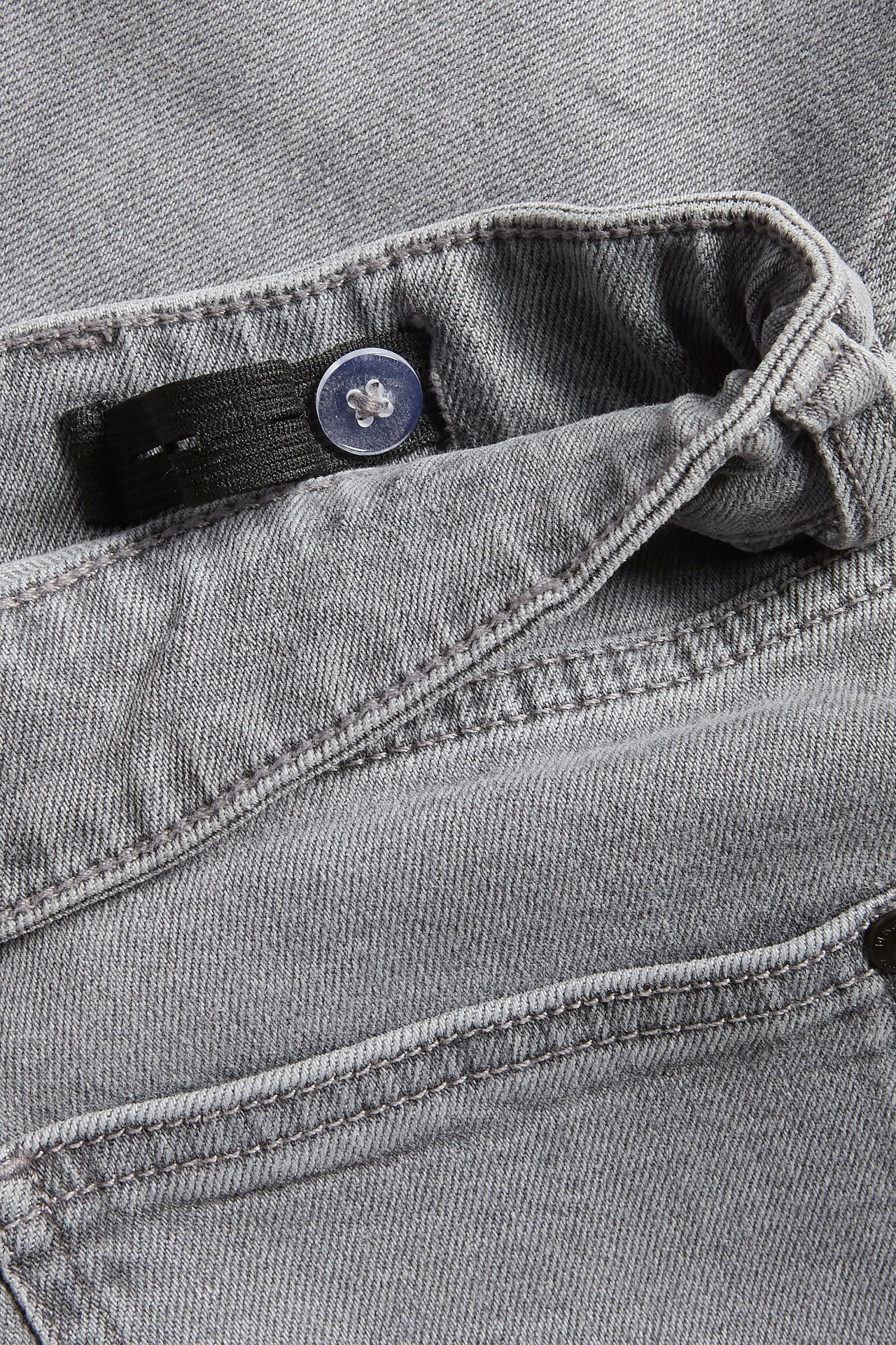 Straight jeans mid waist - Silvergrå - 1
