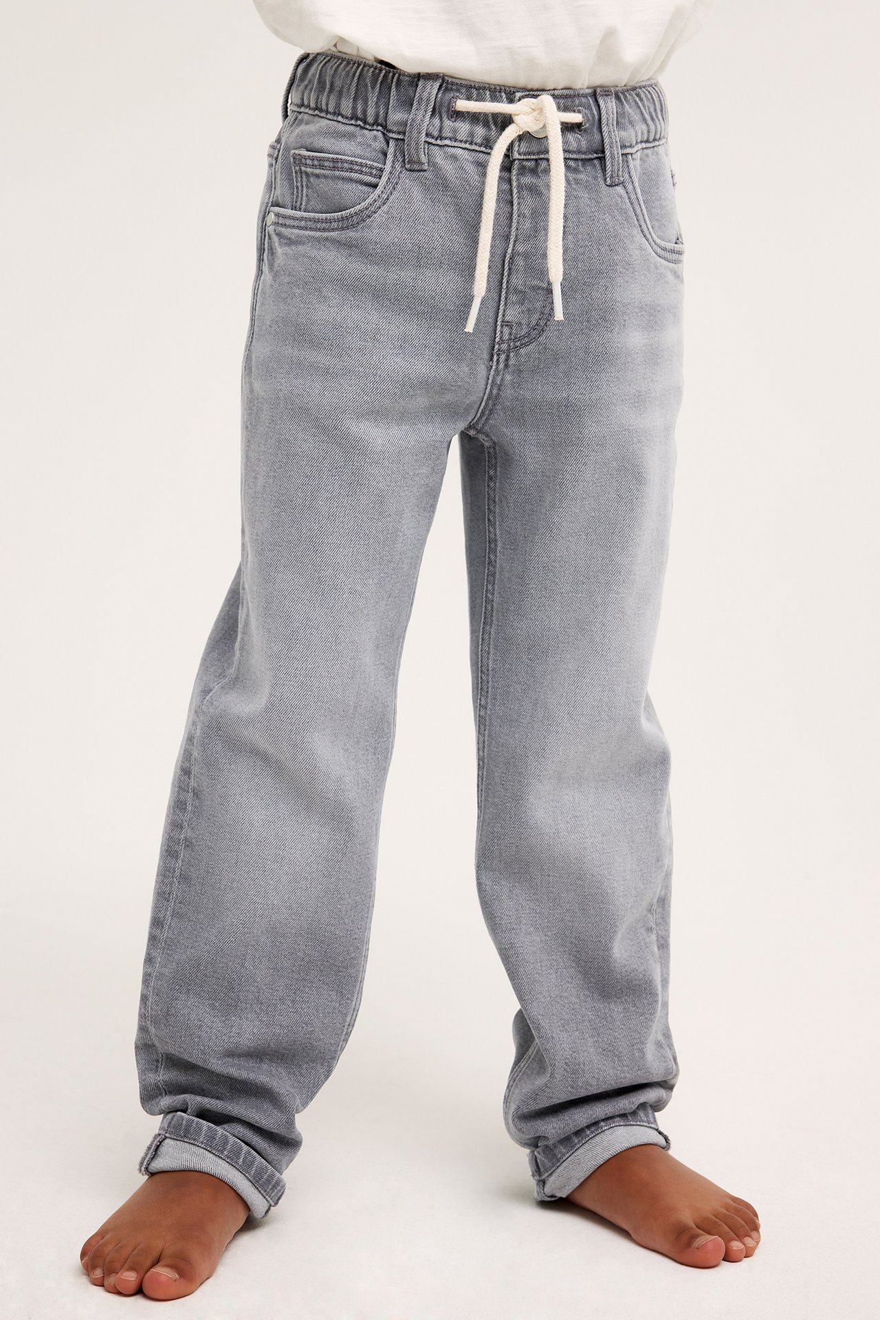 Relaxed jeans - Hopeanharmaa - 3