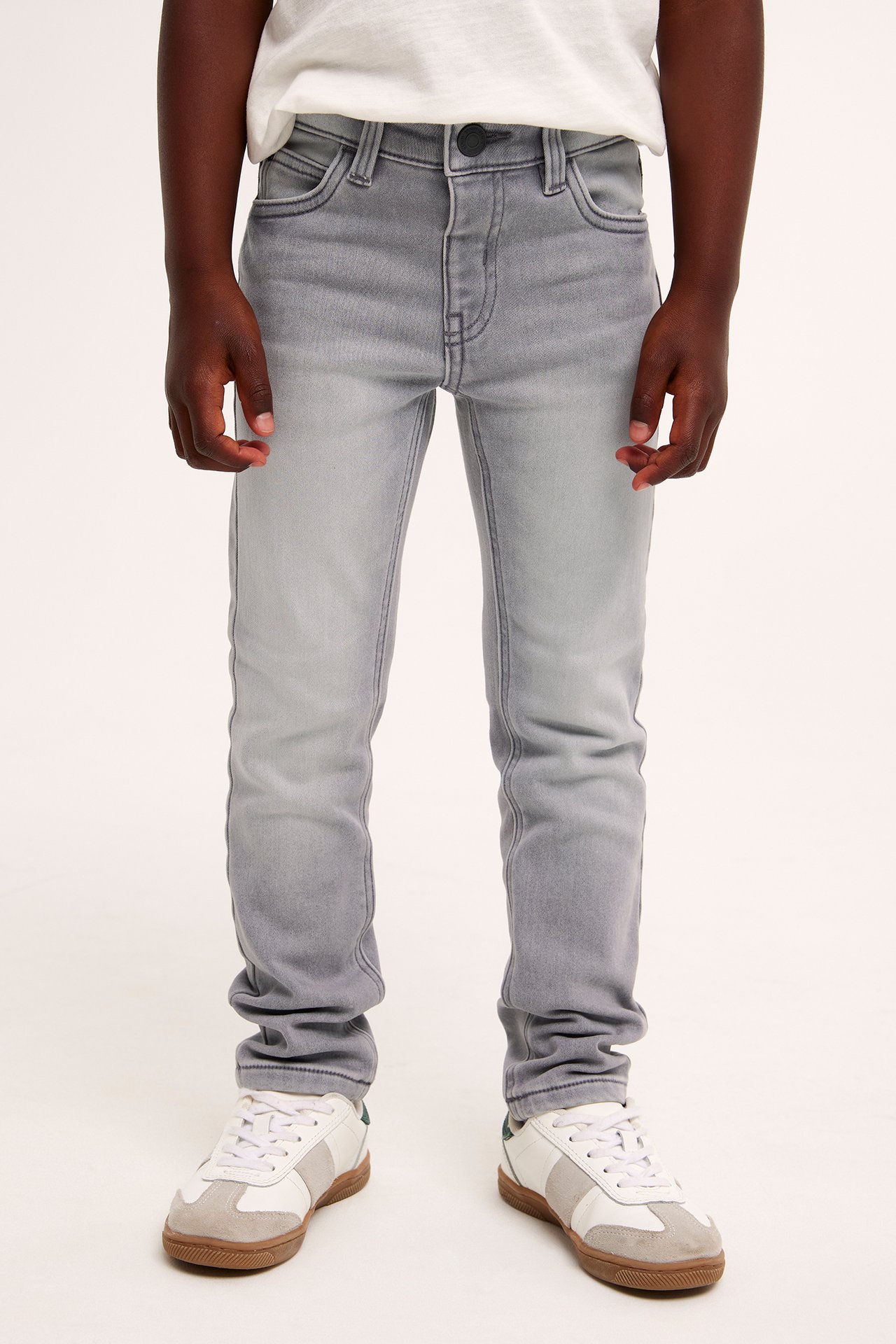 Slim jeans jogger denim - Silvergrå - 3