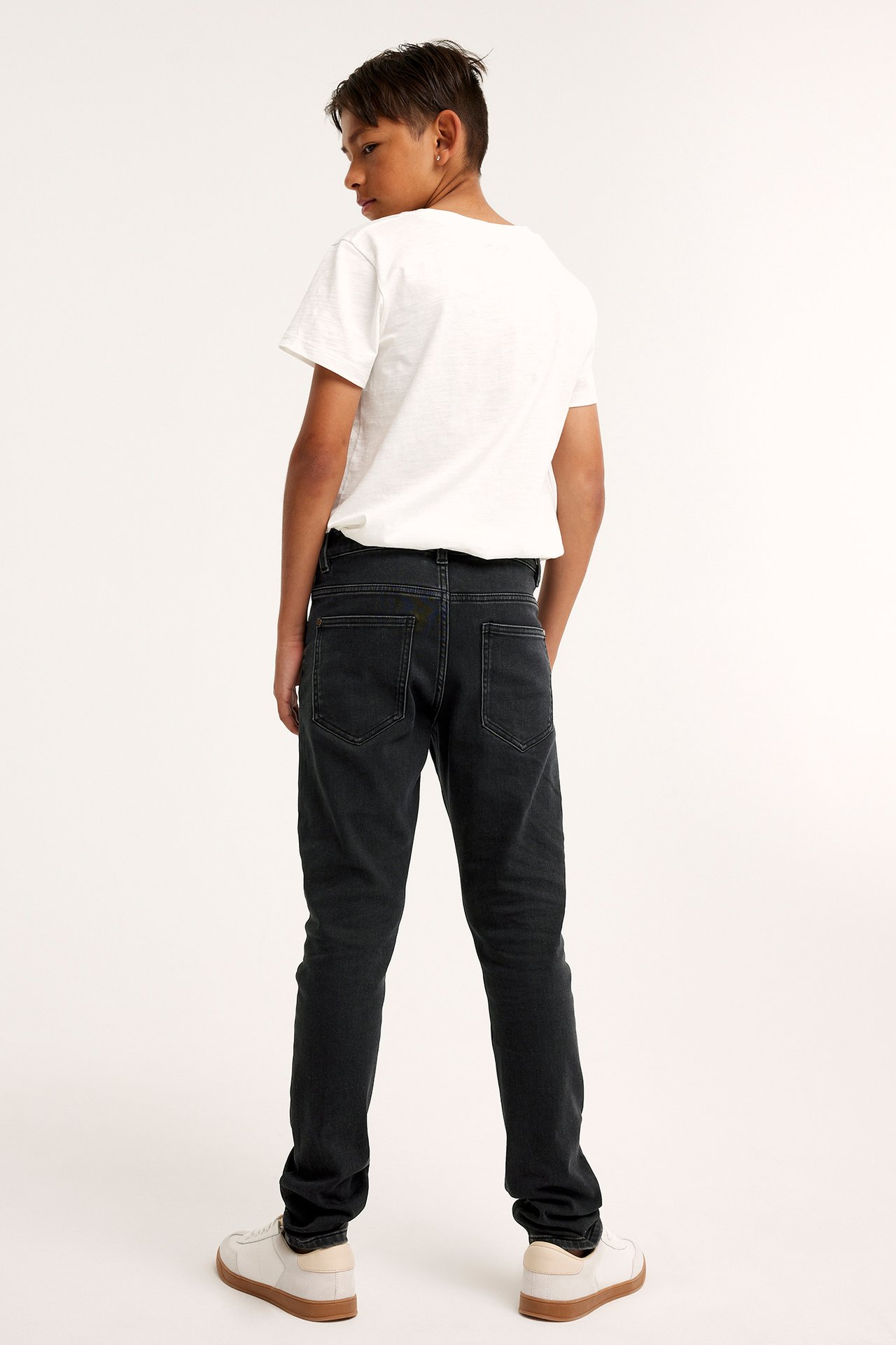 Slim jeans jogger denim - Svart denim - 7