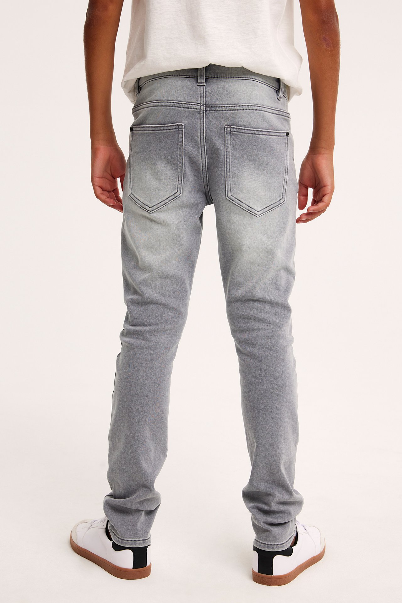 Slim jeans jogger denim - Sølvgrå - 3