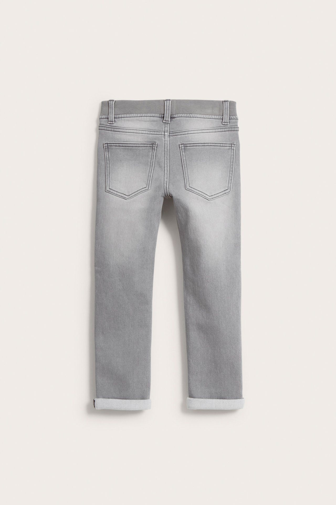 Straight jeans jogger denim - Sølvgrå - 6