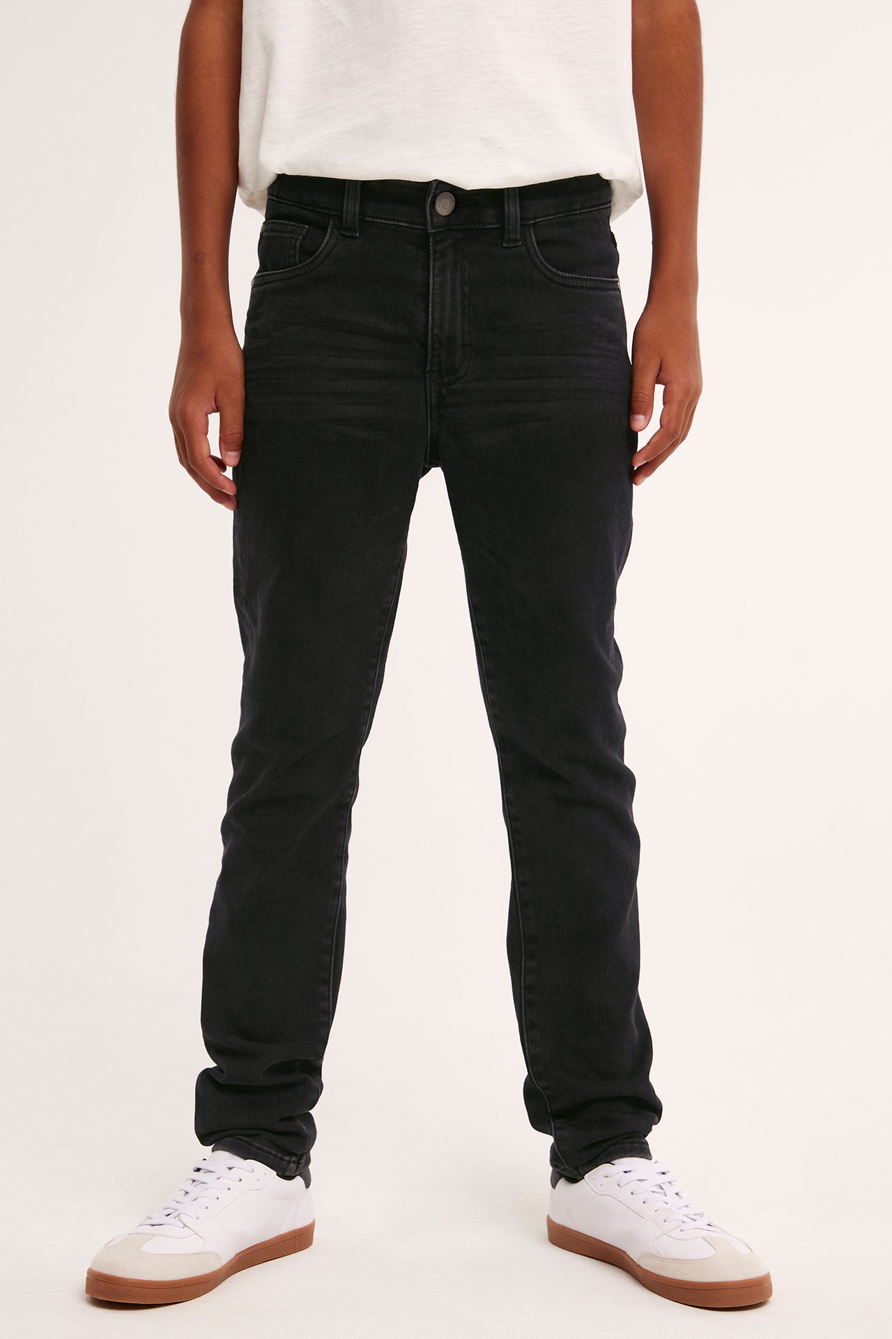 Relaxed jeans jogger denim - Musta denim - 2