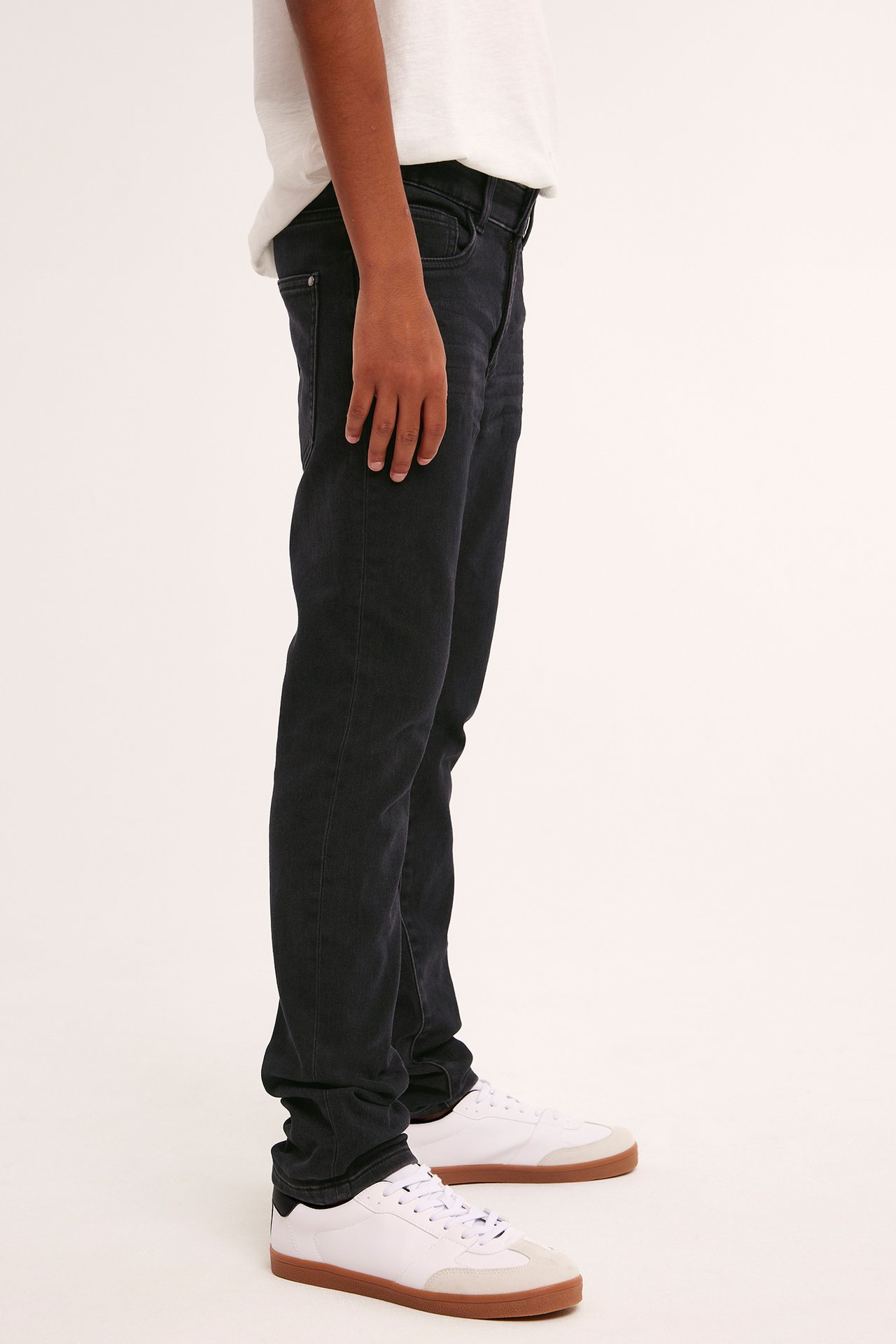 Relaxed jeans jogger denim - Musta denim - 3