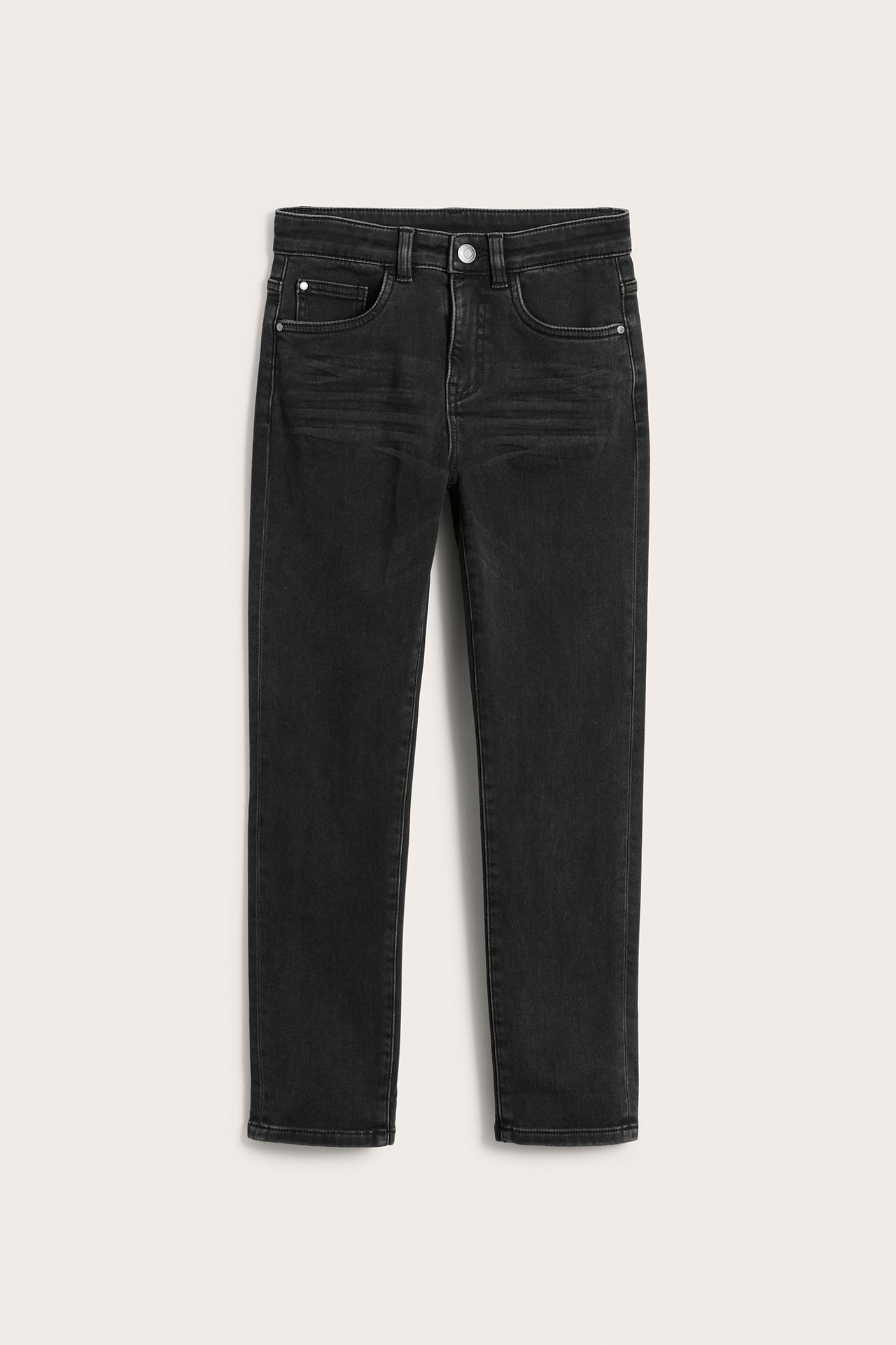 Relaxed jeans jogger denim - Musta denim - 6