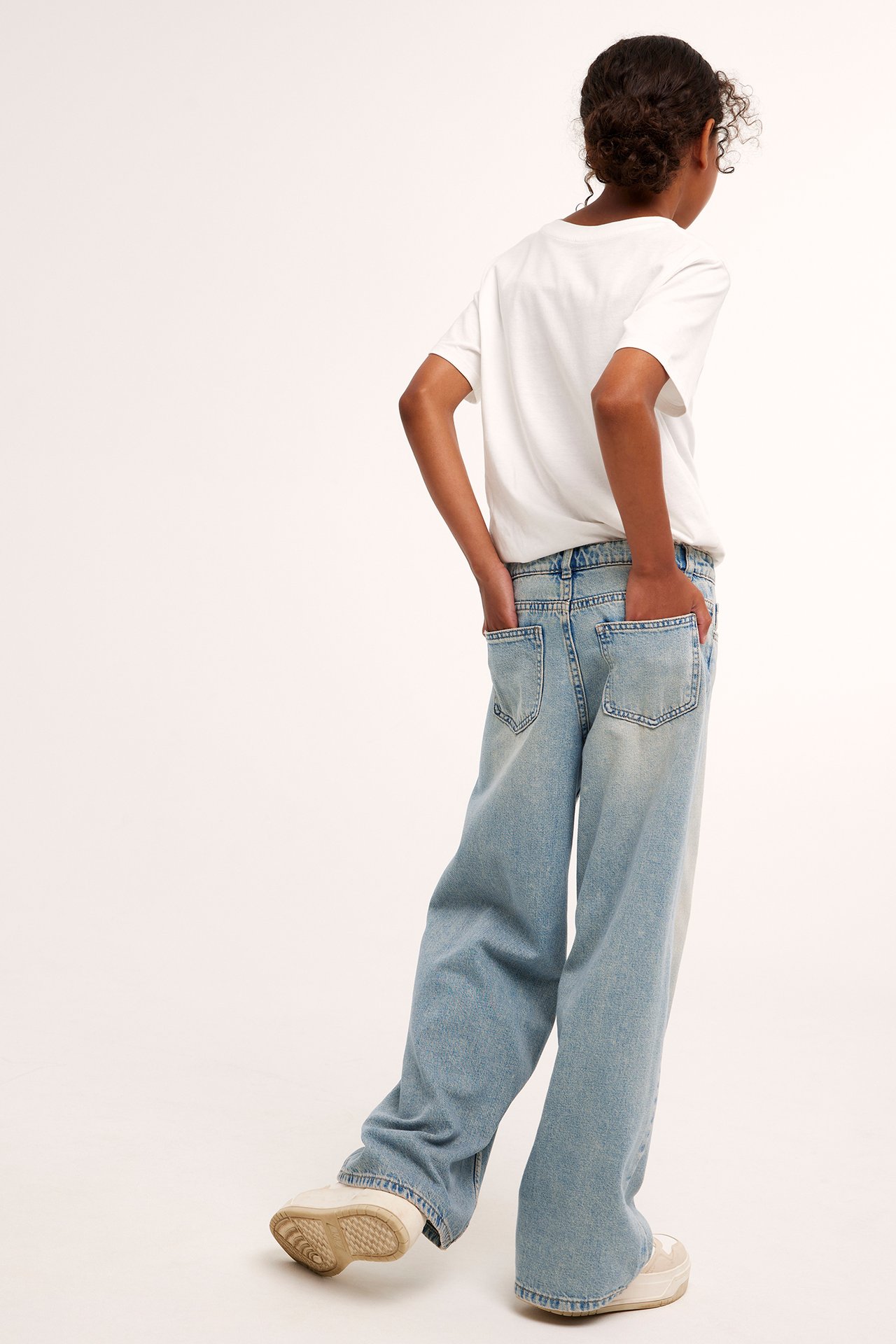 Baggy jeans loose fit - Lys denim - 4