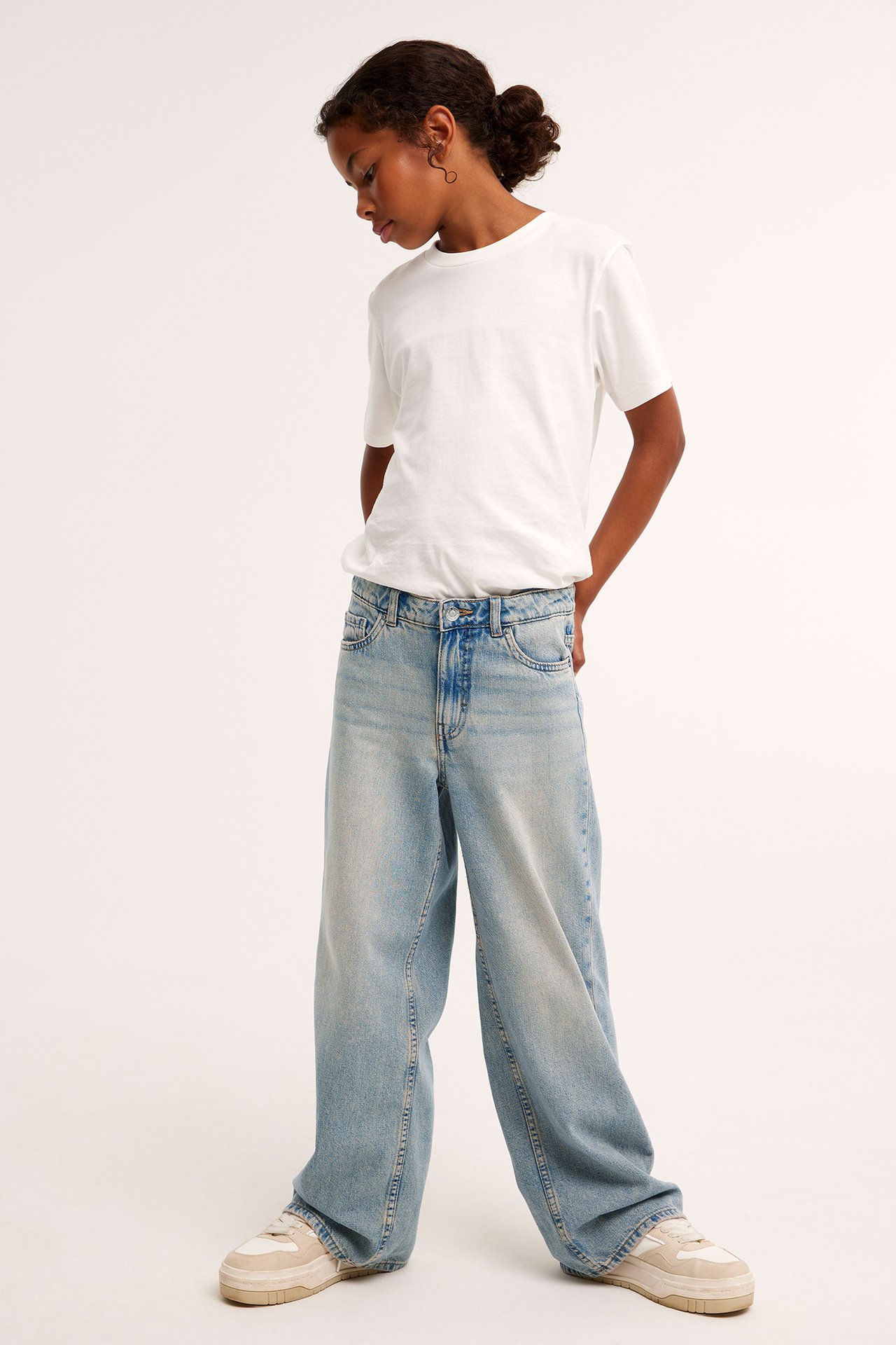 Baggy jeans loose fit - Vaalea denimi - 2