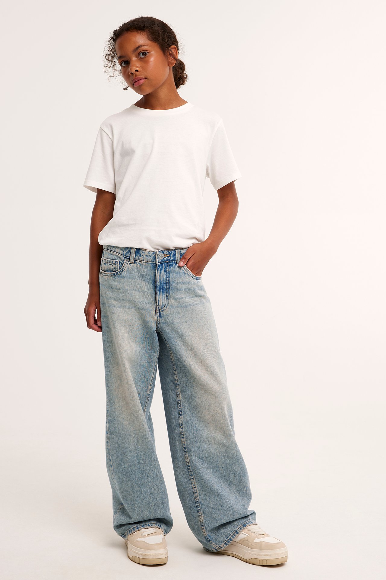 Baggy jeans loose fit - Vaalea denim - 4