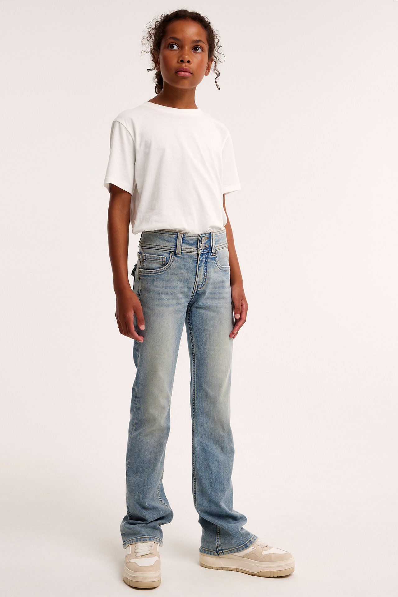 Bootcut jeans low waist - Vaalea denimi - 1