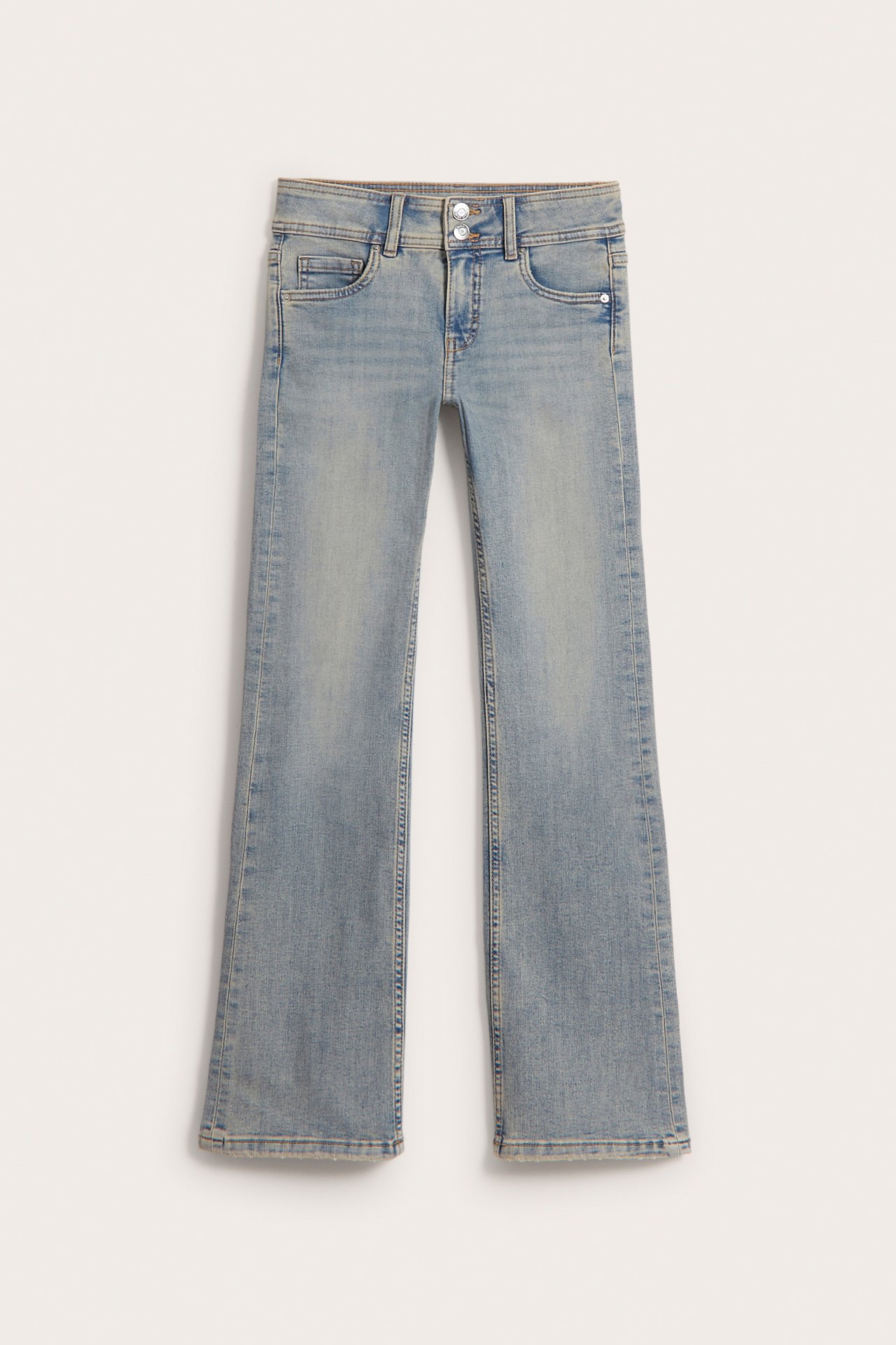 Bootcut jeans low waist - Vaalea denimi - 7