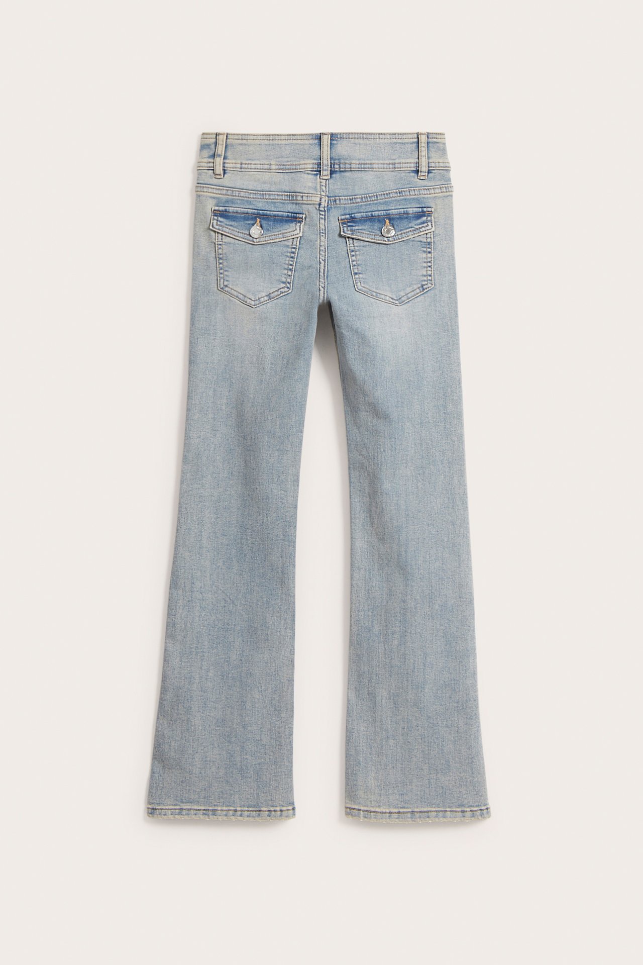 Bootcut jeans low waist - Vaalea denimi - 8