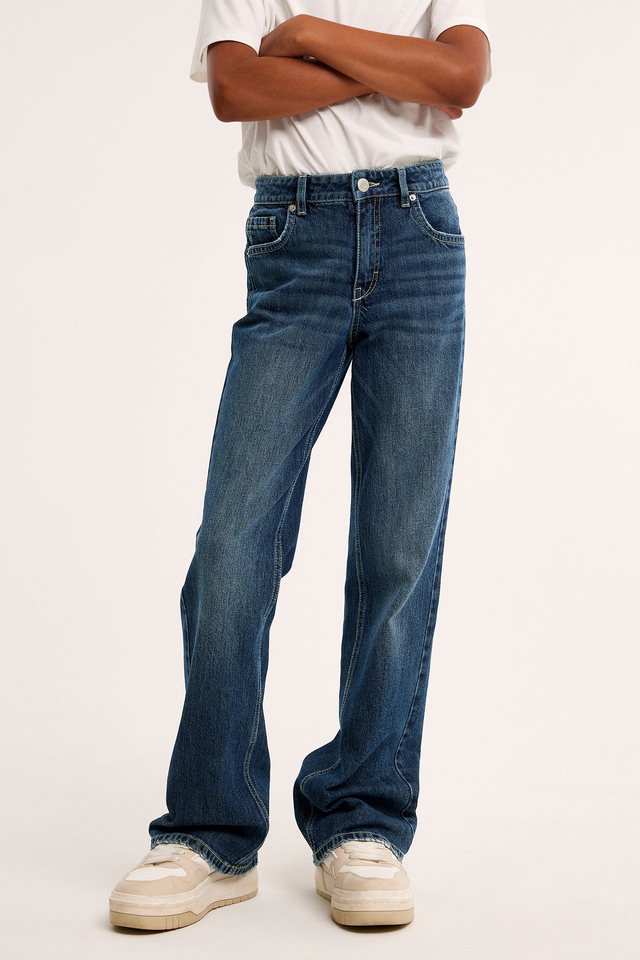 Bootcut jeans mid waist - Mørk denim - 2