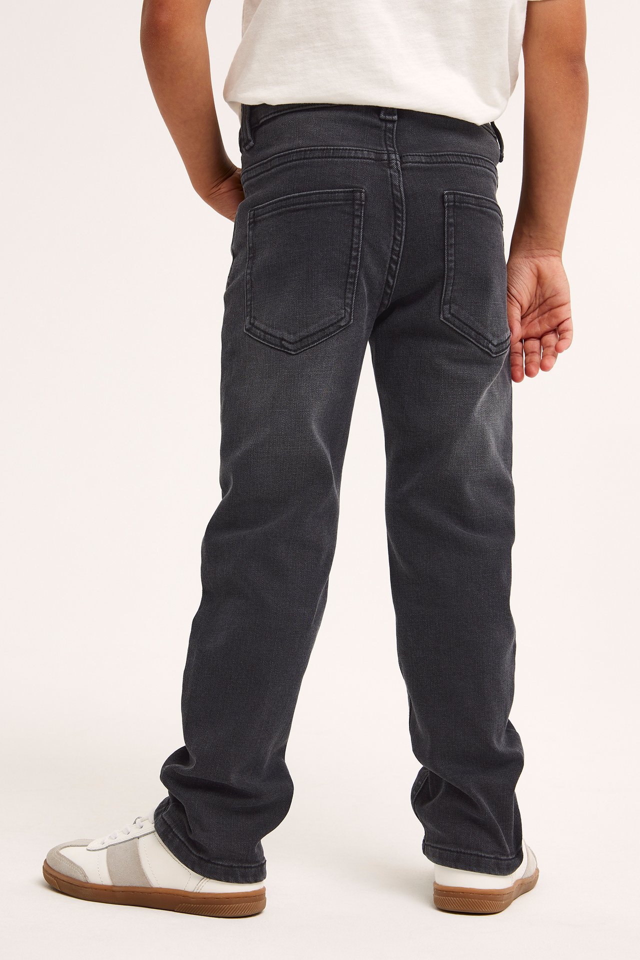 Straight jeans tough wear - Srebrno-szary - 4