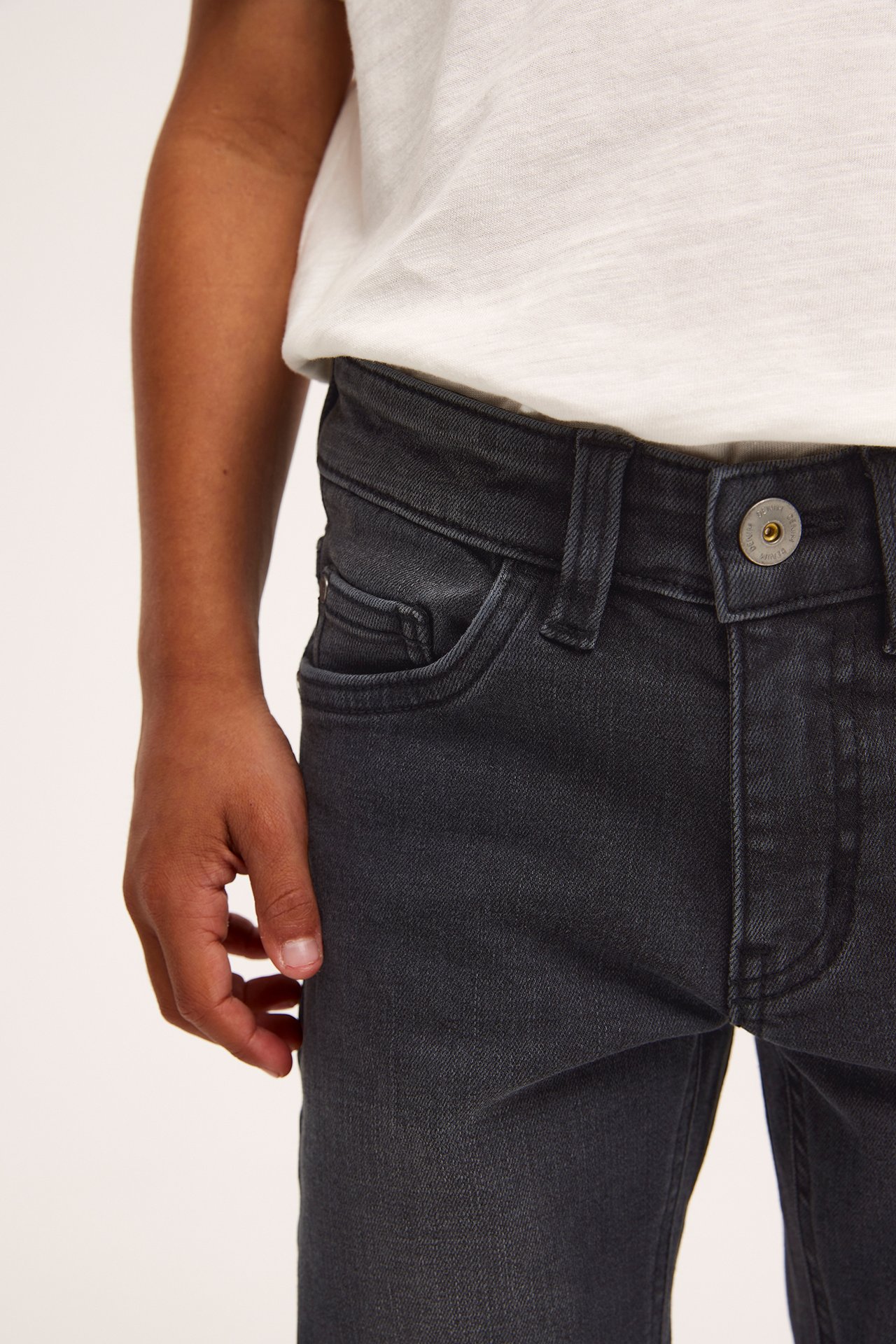 Straight jeans tough wear - Srebrno-szary - 3