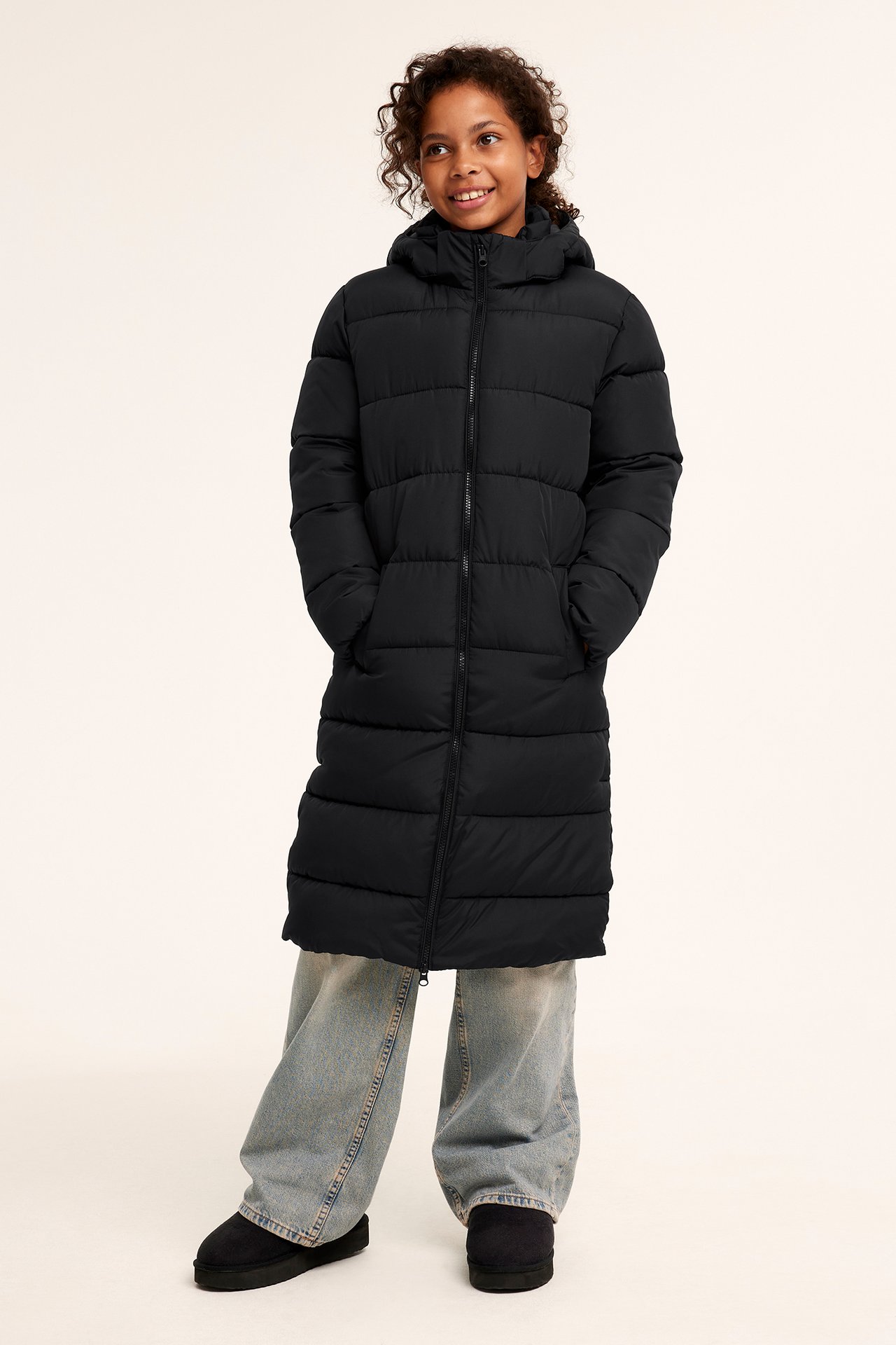 Pufferjacka - Svart - 3