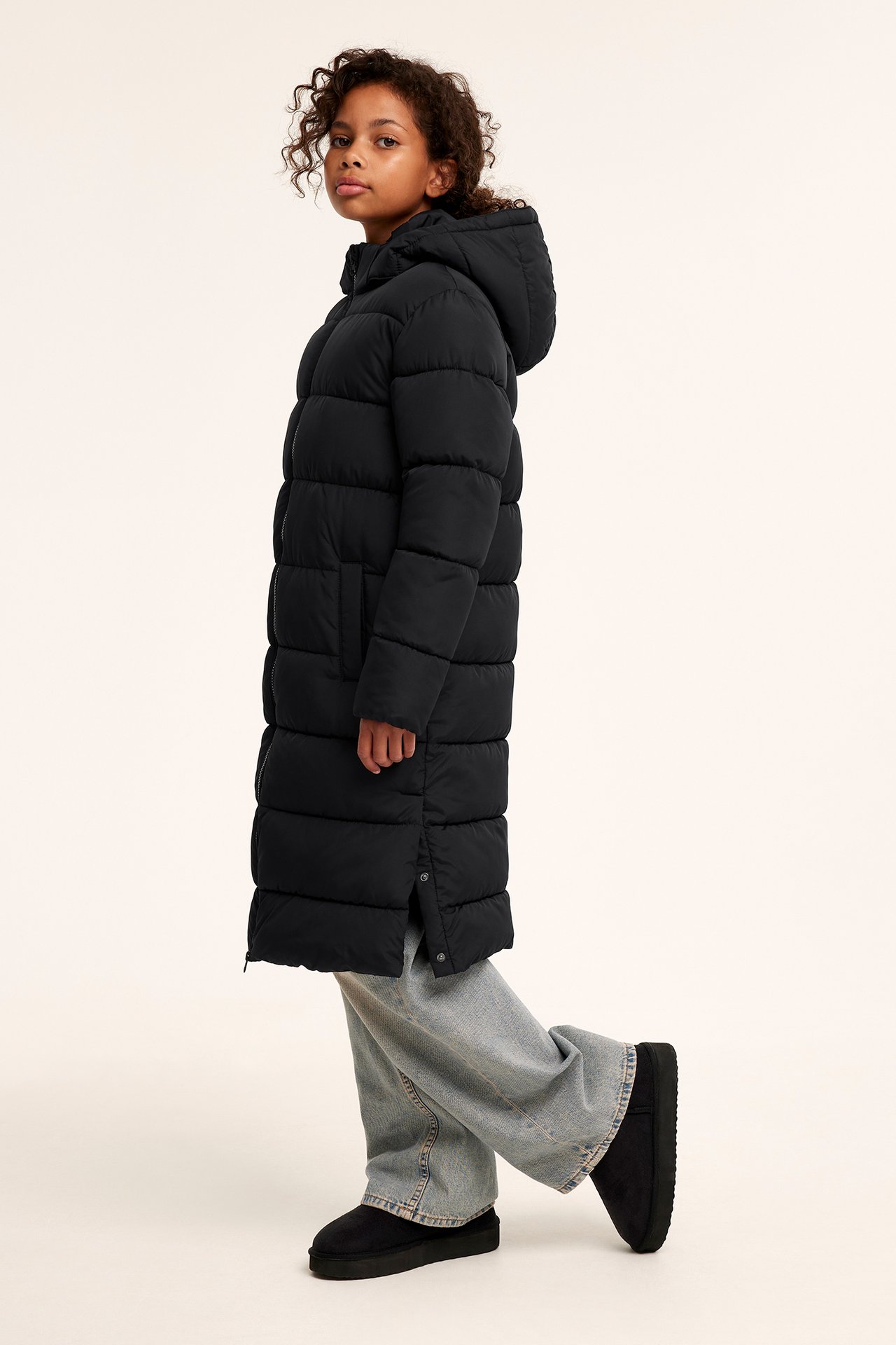 Pufferjacka - Svart - 4